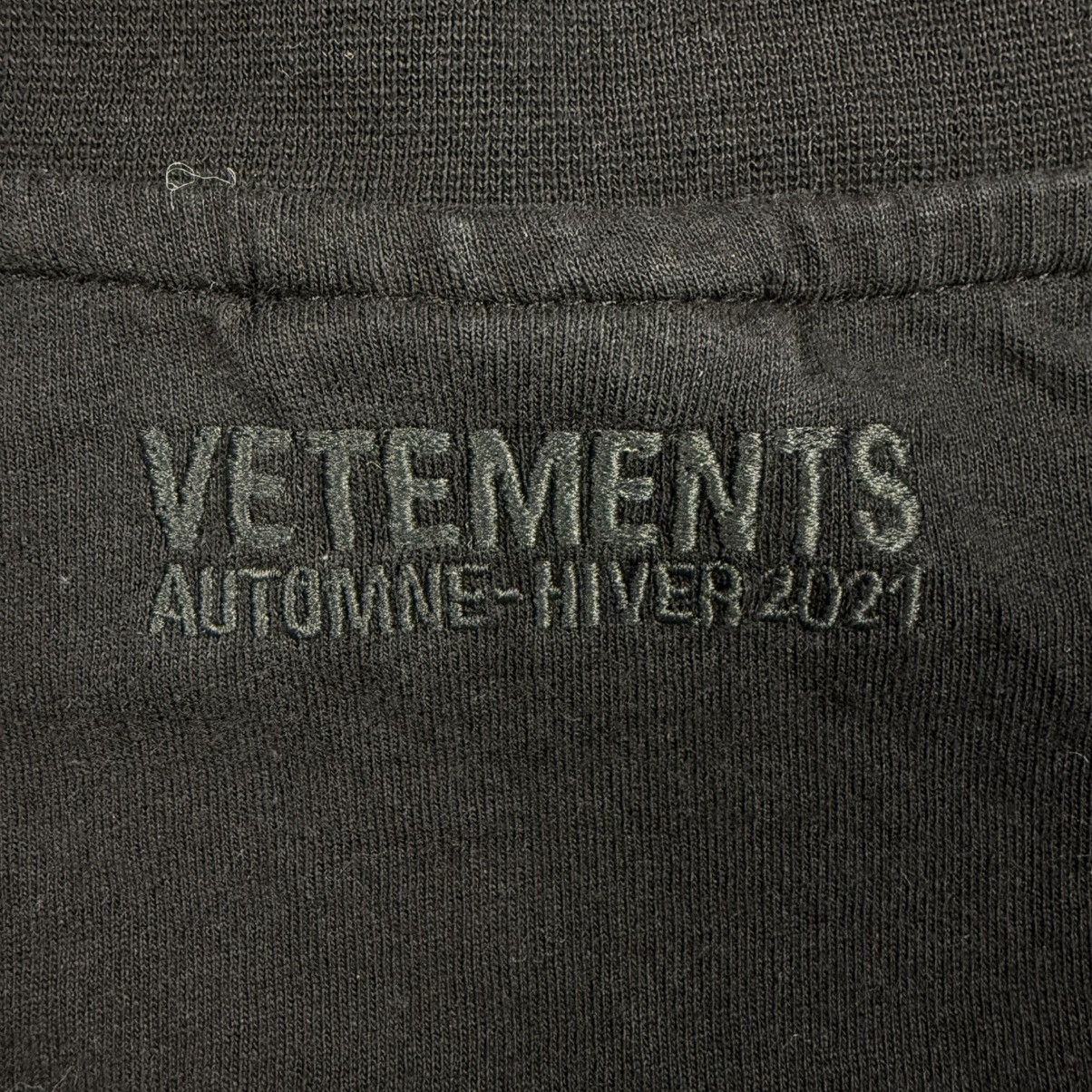Vetements Vetements Logo Front Back ‘Black’ T-Shirt Size US XL / EU 56 / 4 - 5 Thumbnail