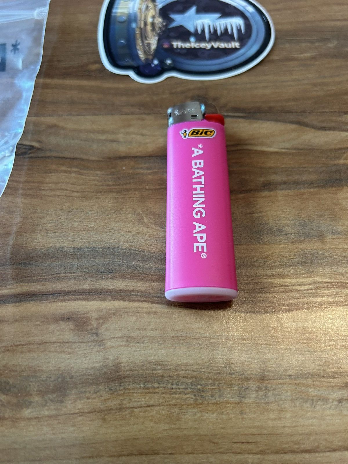 Bape NEW Bape Pink Slim Bic Lighter Size ONE SIZE - 3 Thumbnail