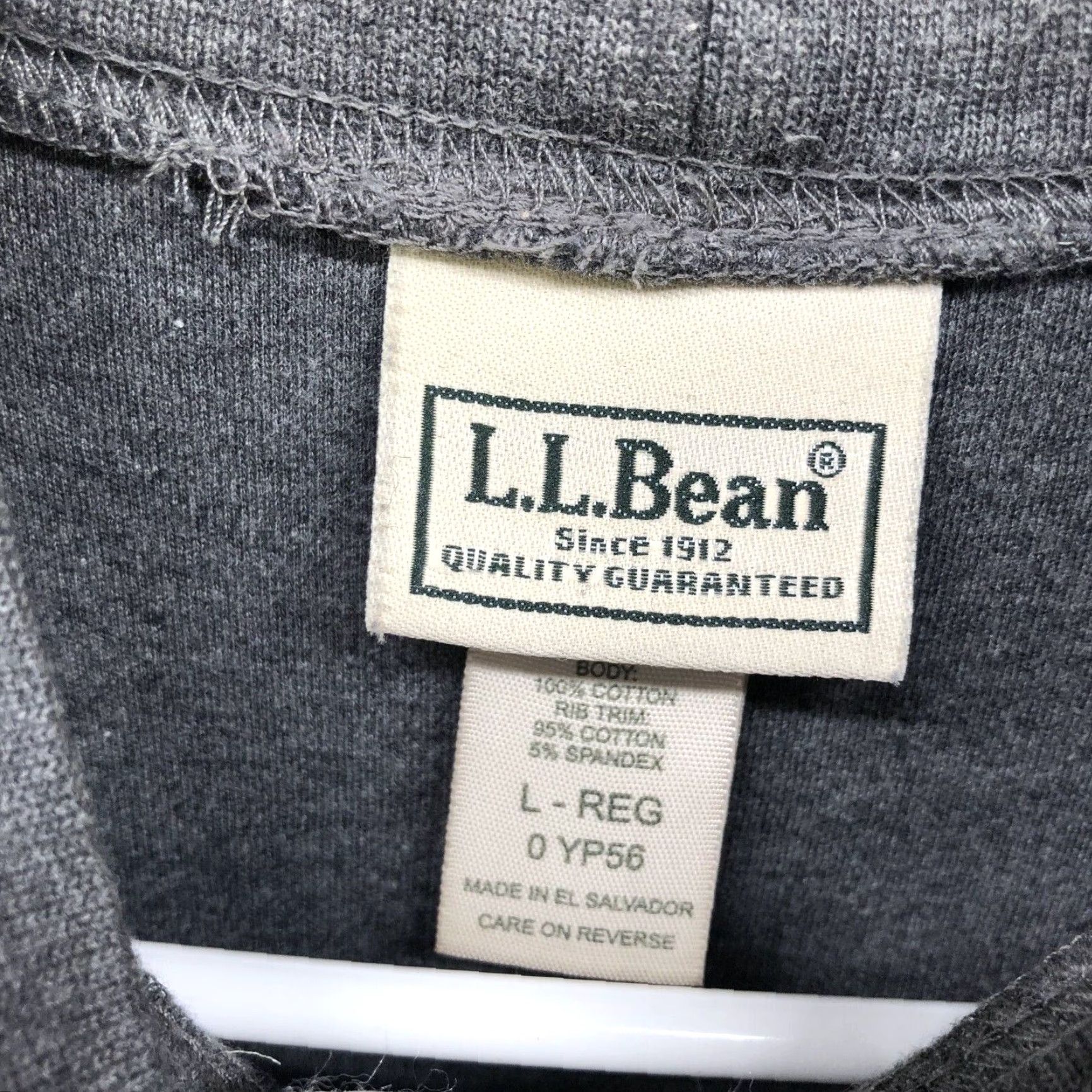 Vintage L.L. Bean Turtleneck Long Sleeve T Shirt Mens L Gray Cotton Size US L / EU 52-54 / 3 - 5 Thumbnail