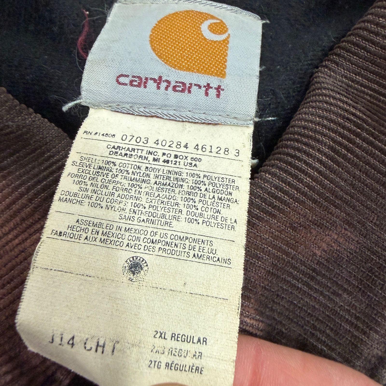 Carhartt Vintage Carhartt Santa Fe Jacket 2XL J14CHT Chestnut Brown Size US XXL / EU 58 / 5 - 6 Thumbnail