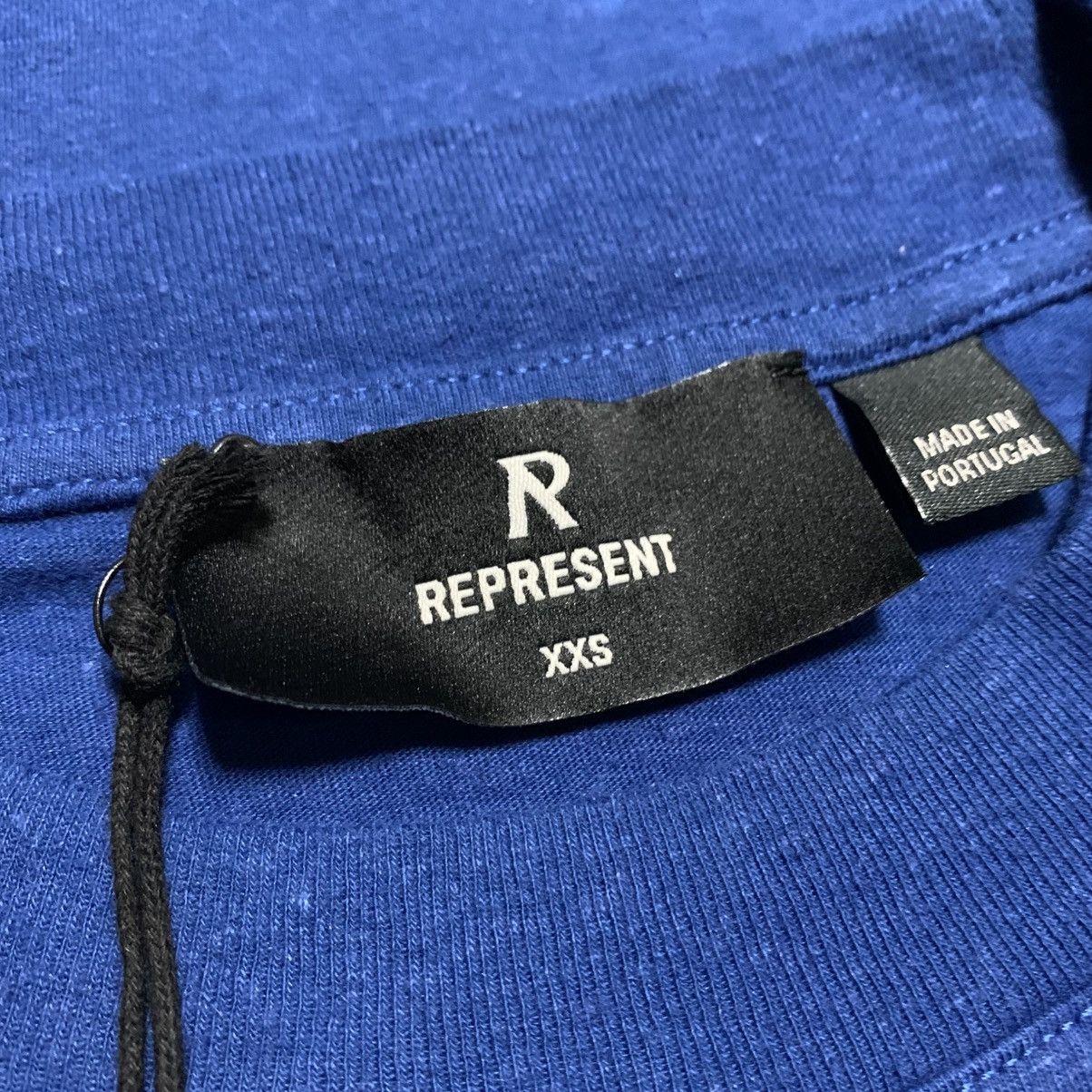 Represent Clo. Represent XXS Permanent Vacation Royal Blue Pocket Tee Size US XXS / EU 40 - 7 Thumbnail