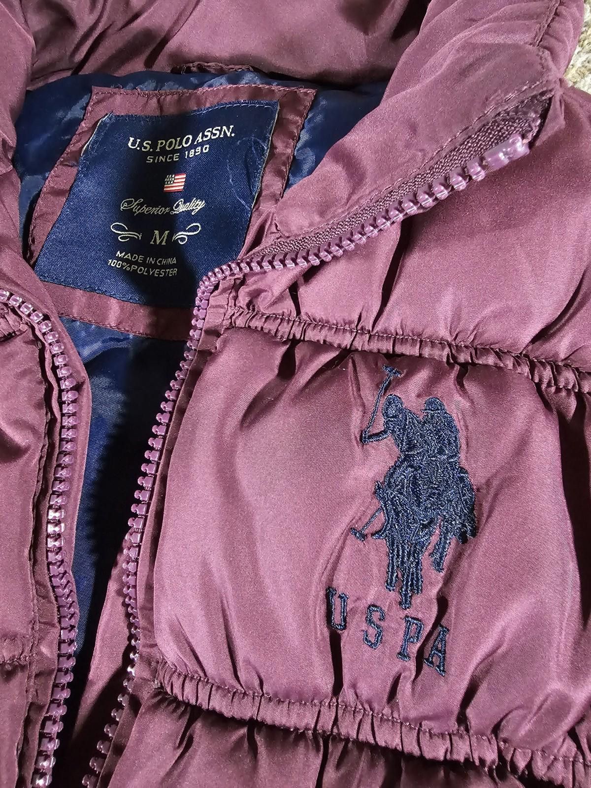 U.S. Polo Assn. USPA U.S. Polo purple puffer vest M Size M / US 6-8 / IT 42-44 - 2 Thumbnail