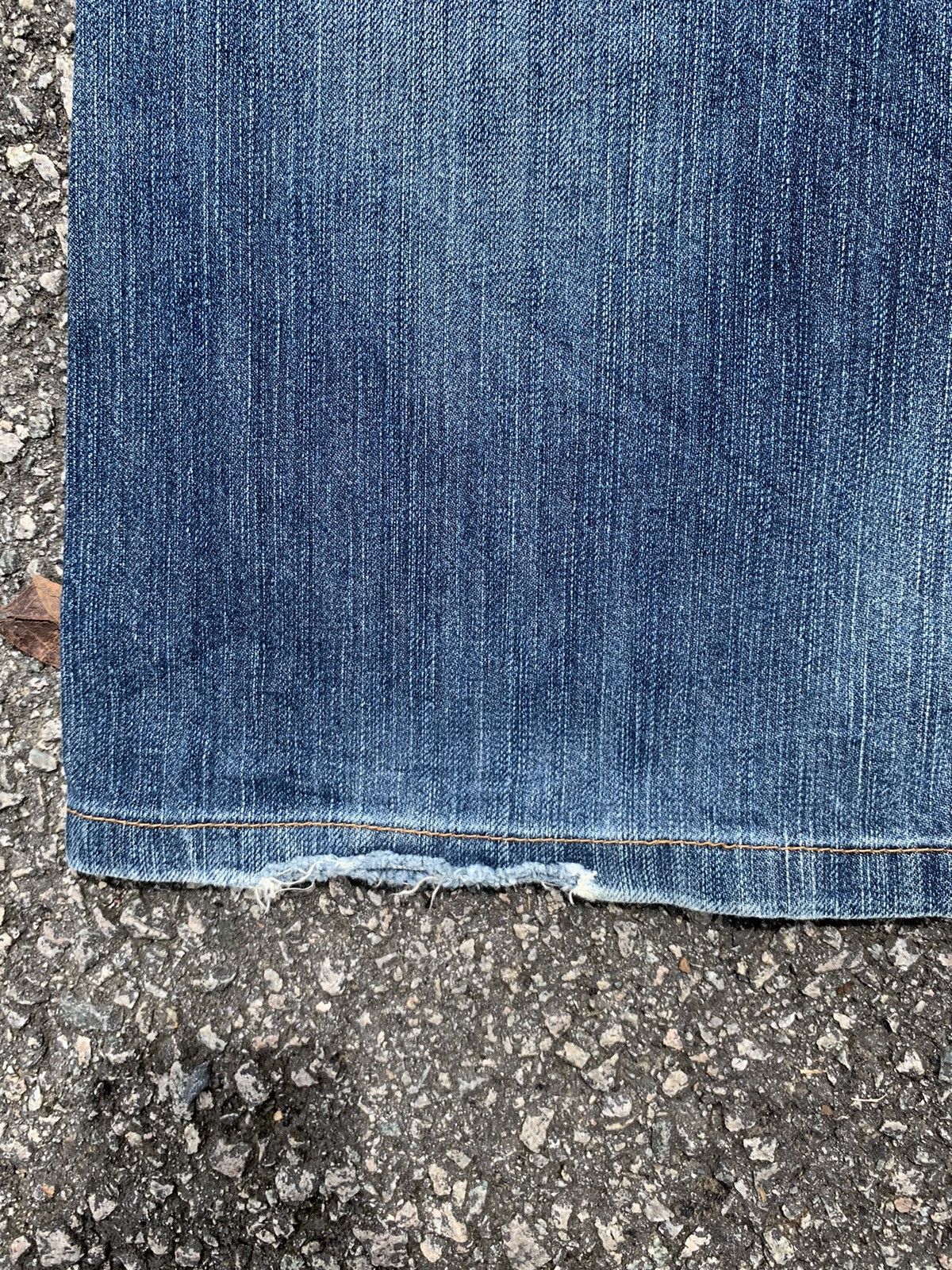 Kapital FLARE EDWIN XV MUDMAX FADED & RUSTY DISTRESSED DENIM Size US 32 / EU 48 - 18 Thumbnail