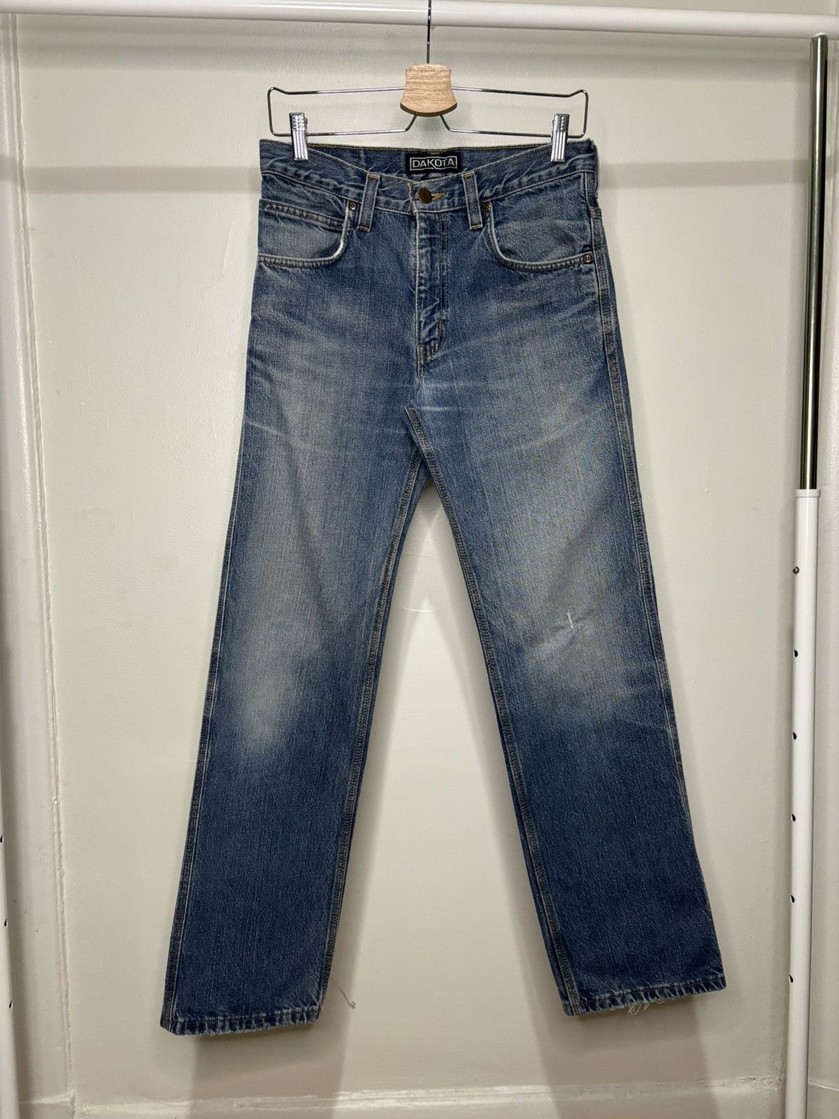 Vintage Vintage 1990s Blue Denim Jeans Size US 30 / EU 46 - 1 Thumbnail