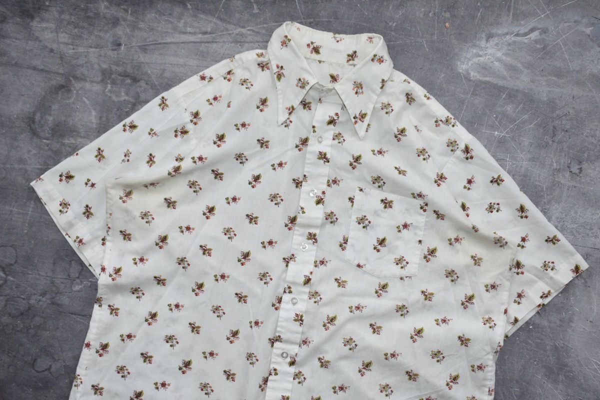 Vintage Vintage 80s/90s Bonaire Floral Print Buttondown Shirt (XL) Size US XL / EU 56 / 4 - 3 Thumbnail