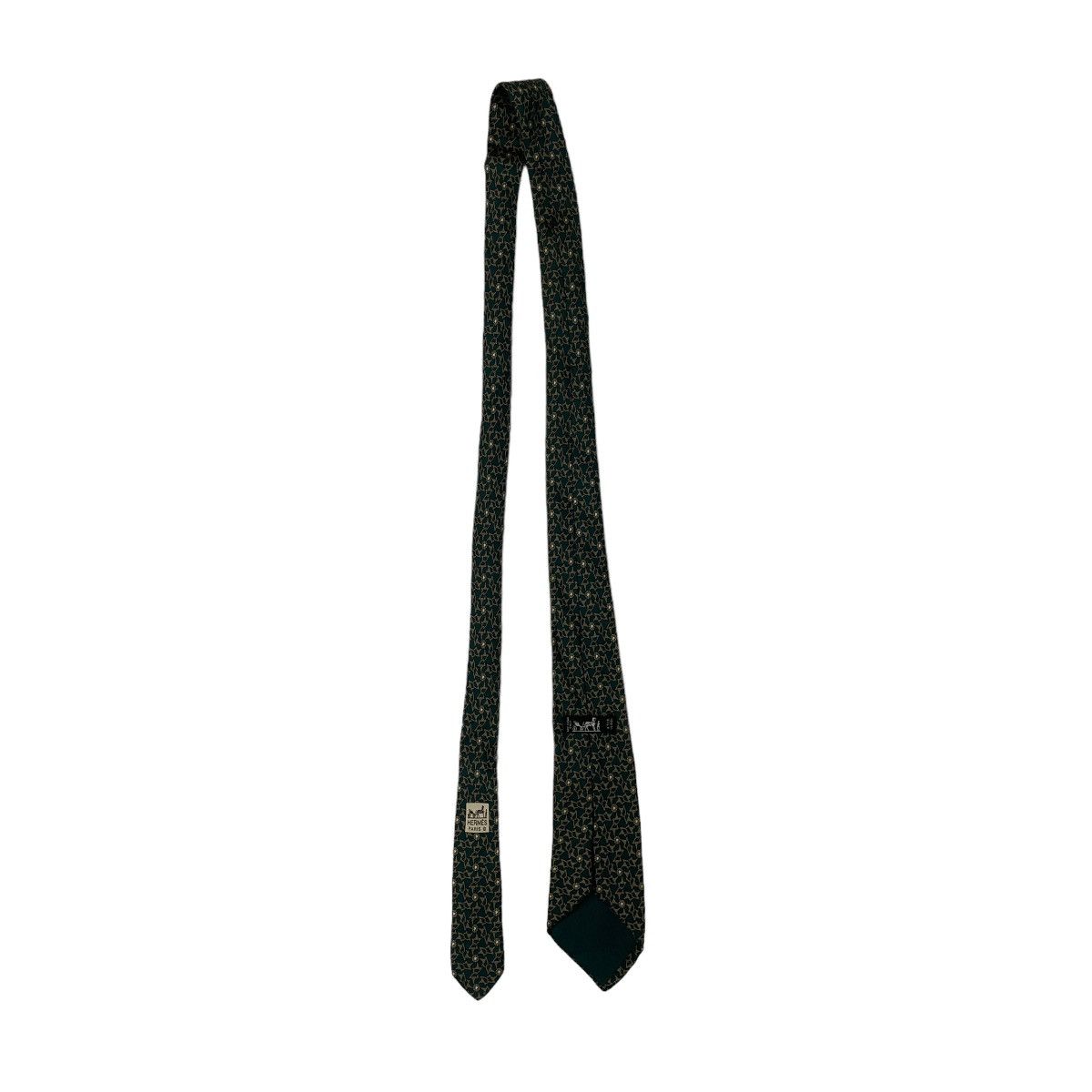 Hermes 🔥LAST PRICE🔥 Hermes Paris Chain Linked Silk Ties 7329 EA Size ONE SIZE - 6 Thumbnail