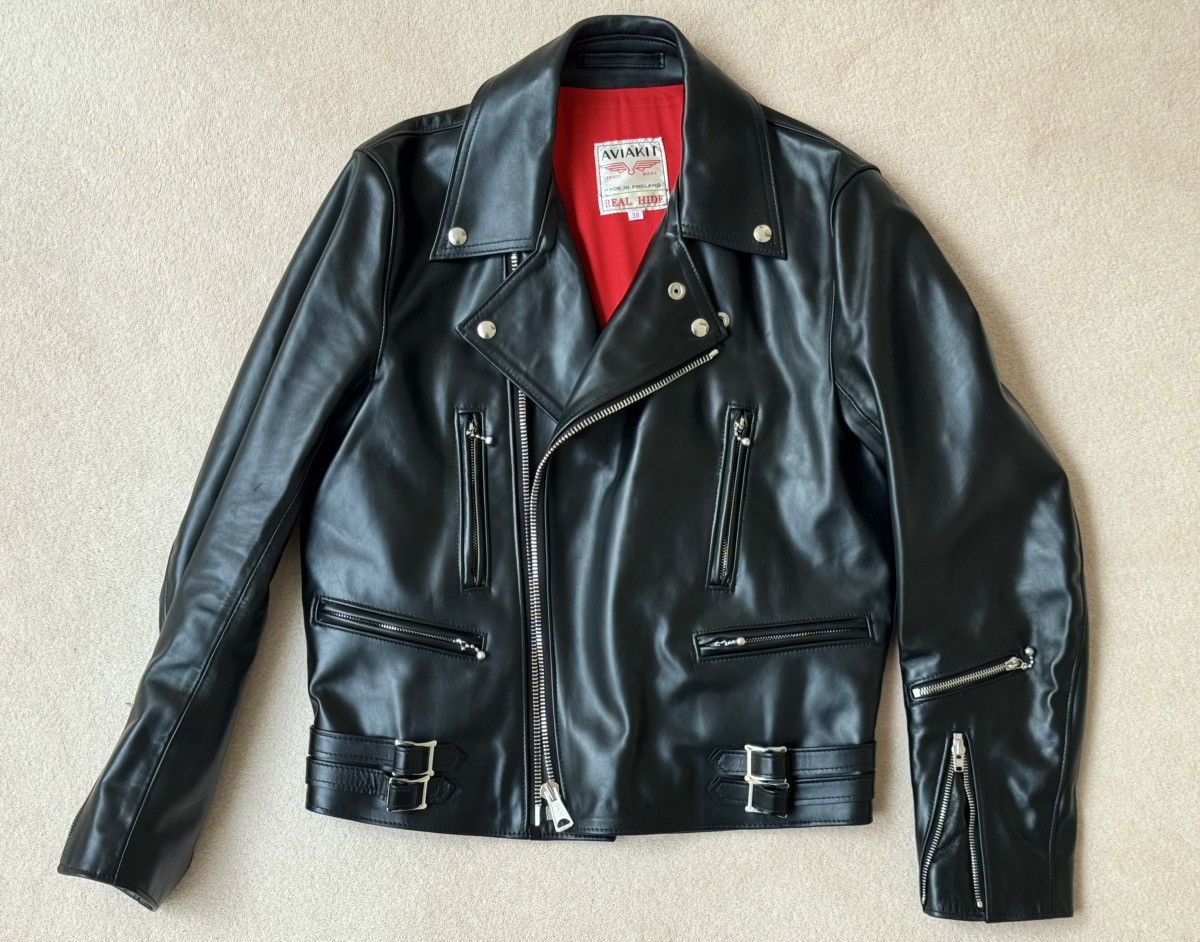Lewis Leathers 391 Lightning Custom Horsehide Black Size 38