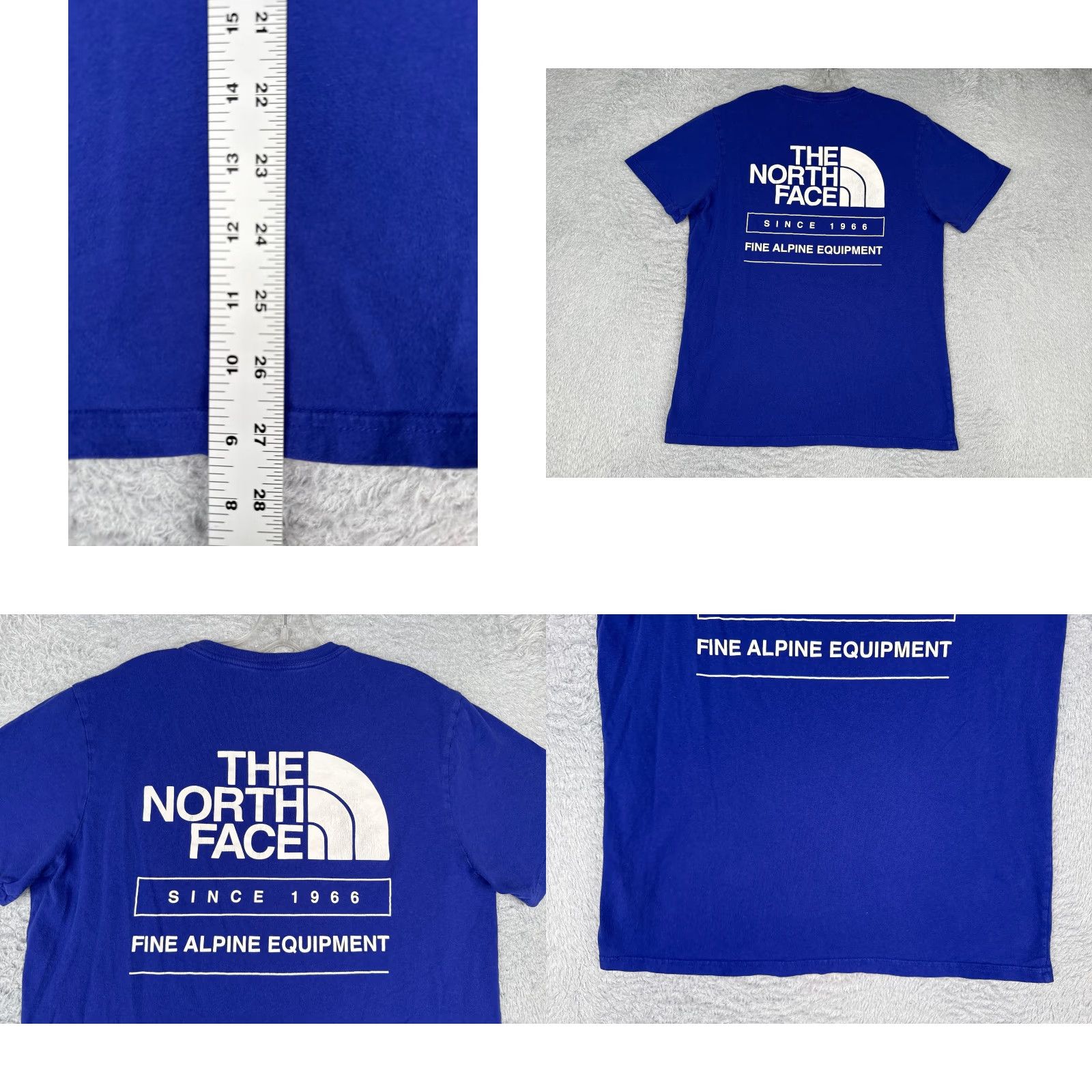 The North Face The North Face Shirt Men Medium Blue Cotton Jersey Crew Neck Logo T-Shirt, All Seasons, Breathable, Regular Fit Size US M / EU 48-50 / 2 - 9 Thumbnail