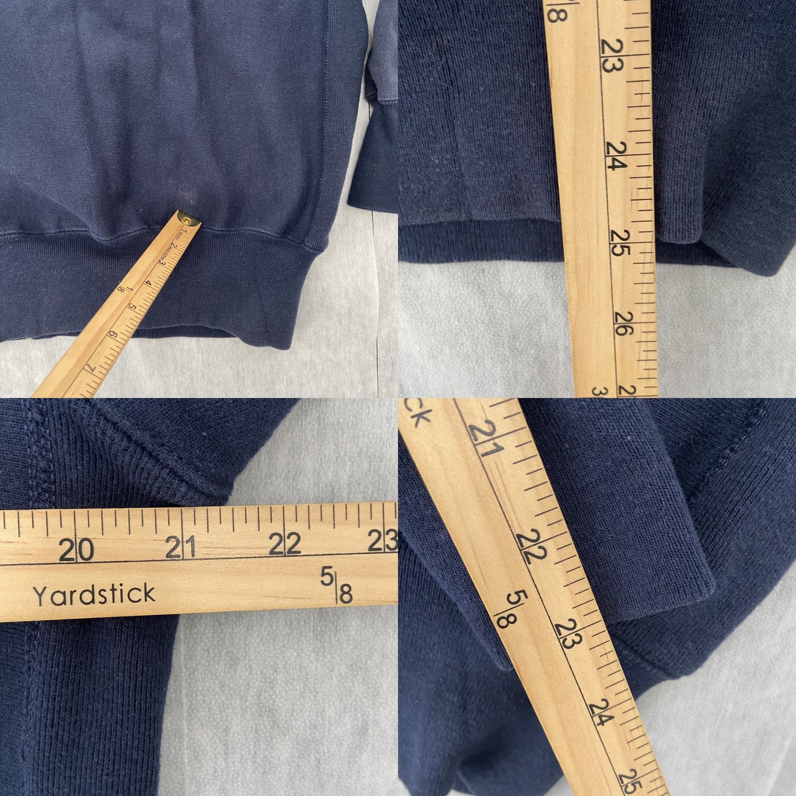 Champion VINTAGE Champion Reverse Weave Sweatshirt Crewneck Adult M Navy Blue Mens M 90s Sports Logo Embroidered Cotton Blend Sweatshirt Size US M / EU 48-50 / 2 - 8 Thumbnail