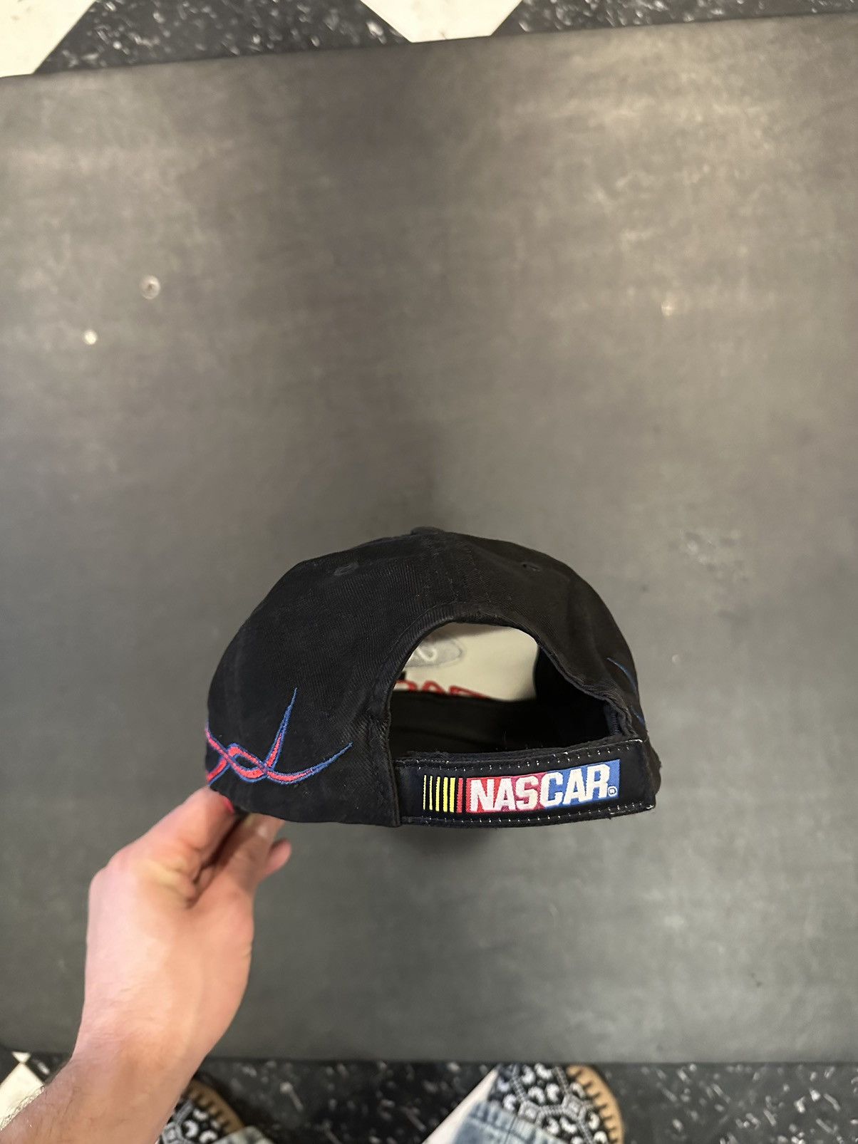 Ford × NASCAR × Vintage 🔥🔥Vintage Ford Racing Dad Hat with Flames🔥🔥 Size ONE SIZE - 4 Thumbnail
