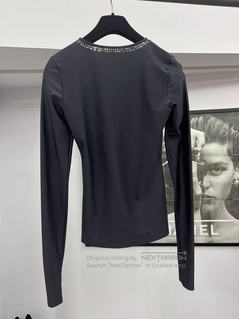 Chanel Chanel Hot Diamond Love Black Undershirt Size XXS / US 00 / IT 34 - 3 Thumbnail