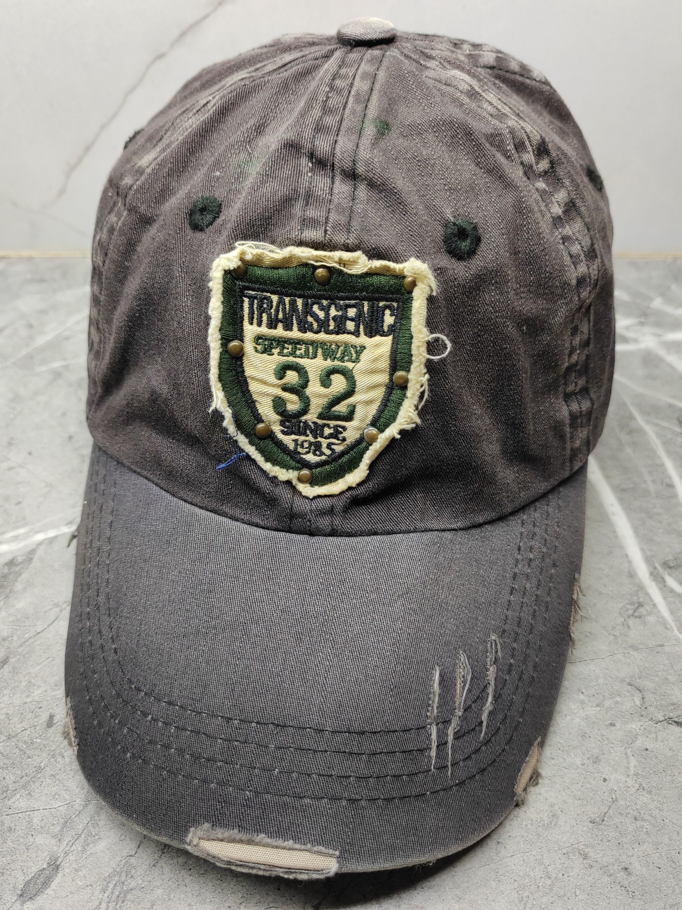 Japanese Brand Vintage Transgenic Distressed Style Cap Hat Size ONE SIZE - 1 Thumbnail