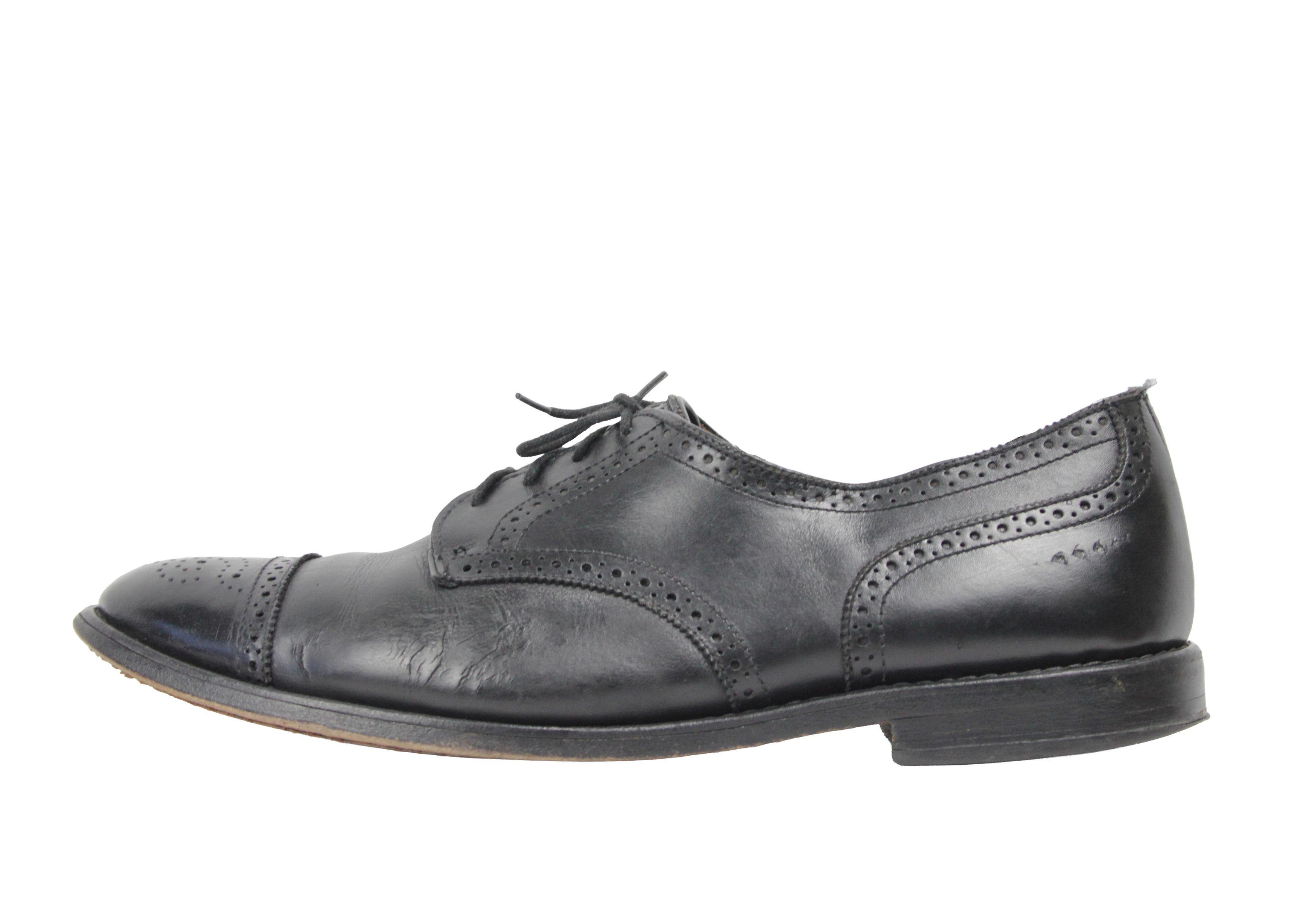 Allen Edmonds Sanford Cap Toe Oxford Shoes Made in USA Size US 12 / EU 45 - 2 Thumbnail
