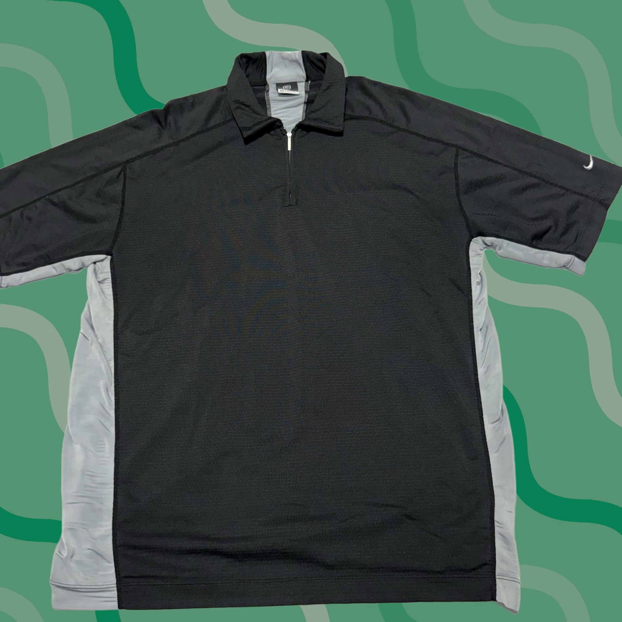 Nike × Supreme Nike Supreme Jacquard Polo Shirt Black | Grailed