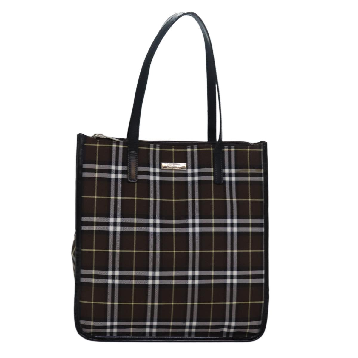 Burberry Nova Check Brown Synthetic Tote Bag (Pre-Owned) Size ONE SIZE - 1 Thumbnail