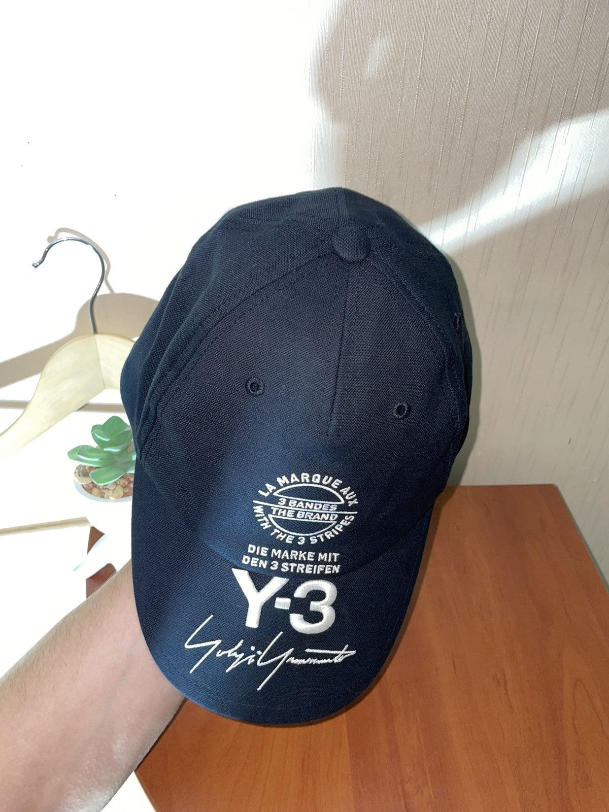 Adidas × Japanese Brand × Yohji Yamamoto Adidas Yohji Yamamoto Japanese cap Size ONE SIZE - 5 Thumbnail