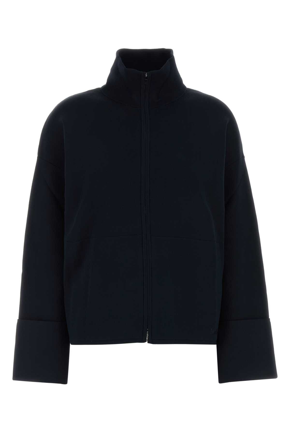 Max Mara Dark Blue Viscose Blend Formato Sweatshirt Size XL / US 12-14 / IT 48-50 - 1 Thumbnail