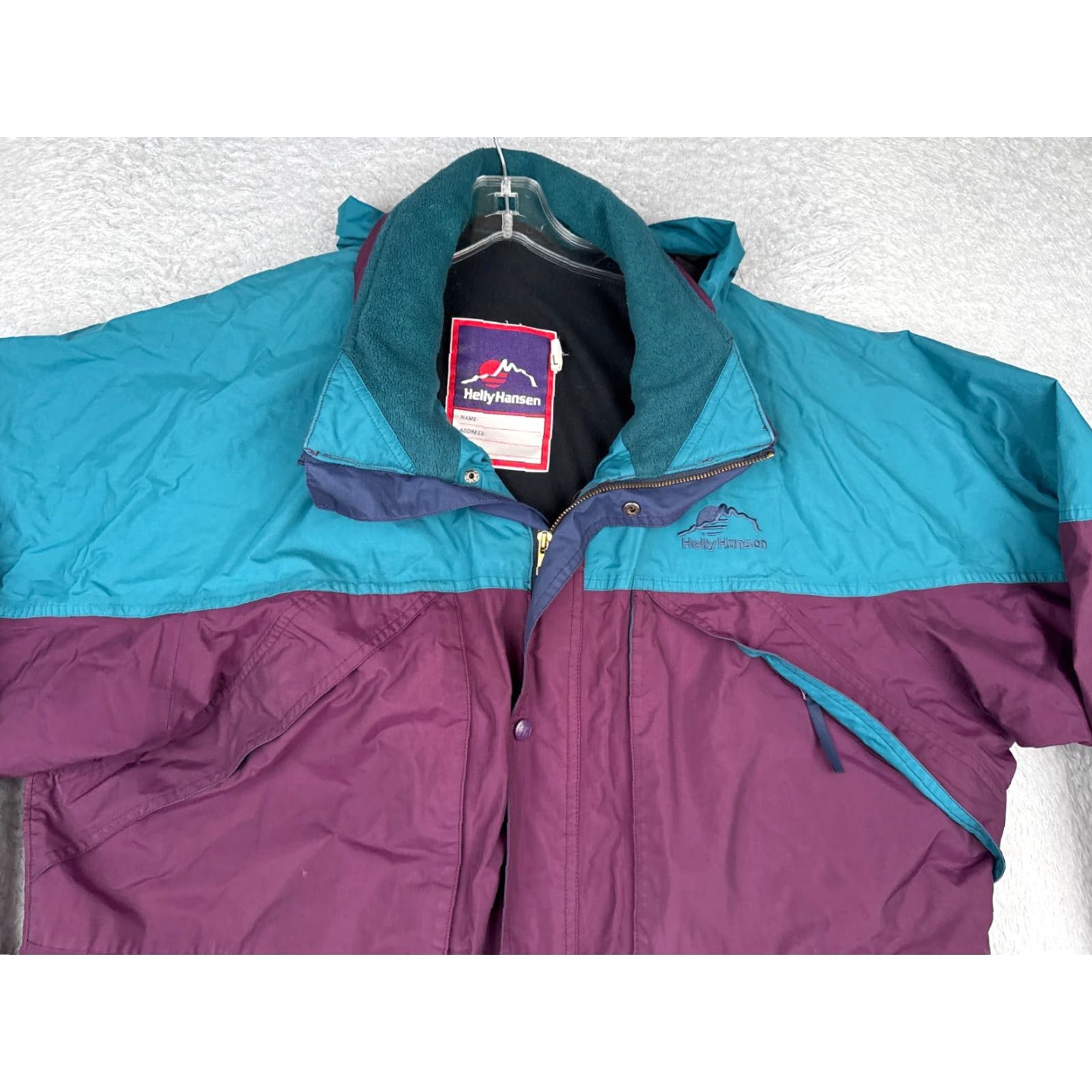 Helly Hansen VINTAGE Helly Hansen Jacket Men XL Blue Full Zip Hooded 90s Windbreaker Modern Shell Solid Pattern Mens Size US XL / EU 56 / 4 - 6 Thumbnail