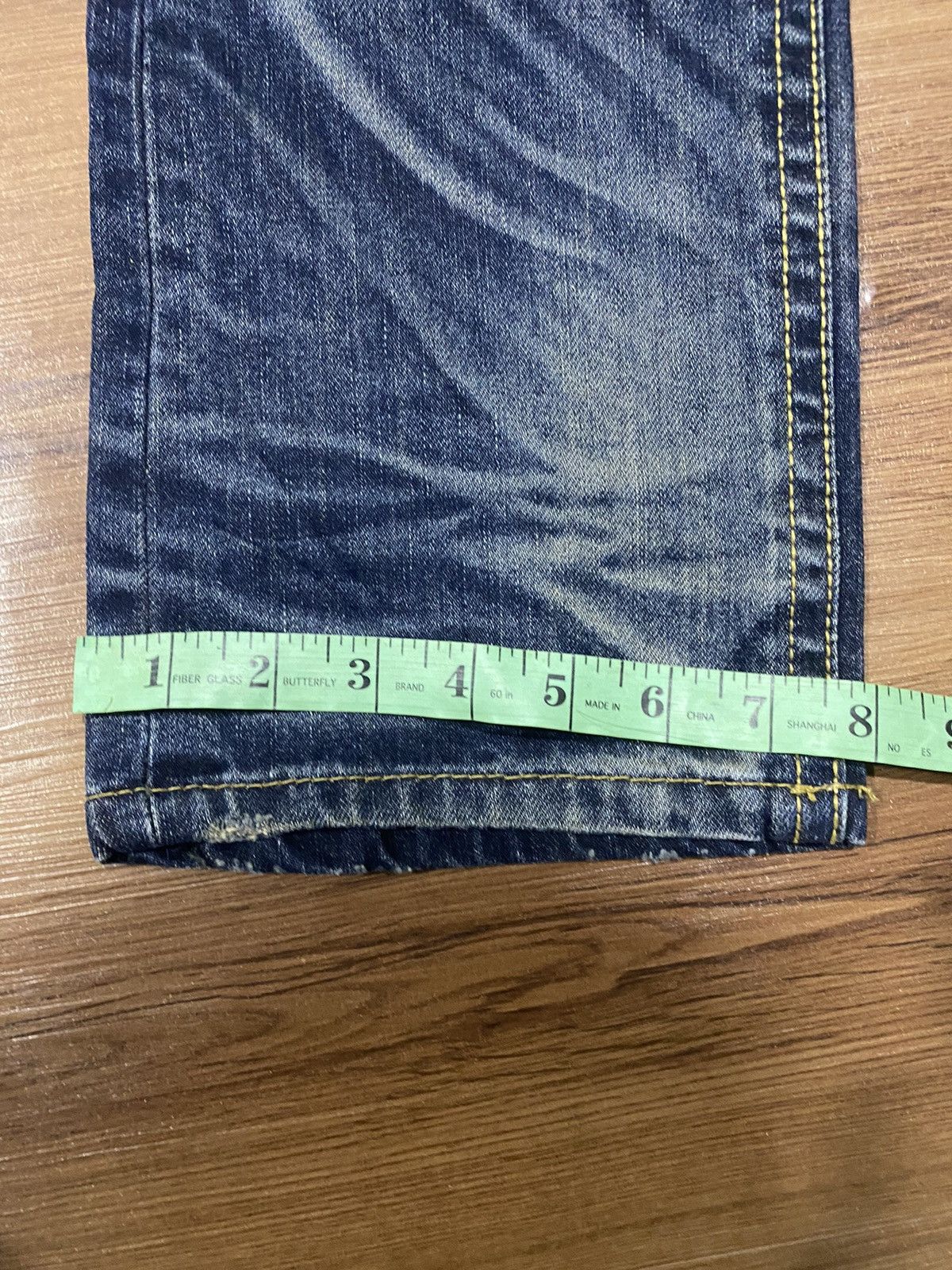 Vintage Vintage Lolita Distress Denim Jeans Size US 32 / EU 48 - 15 Thumbnail