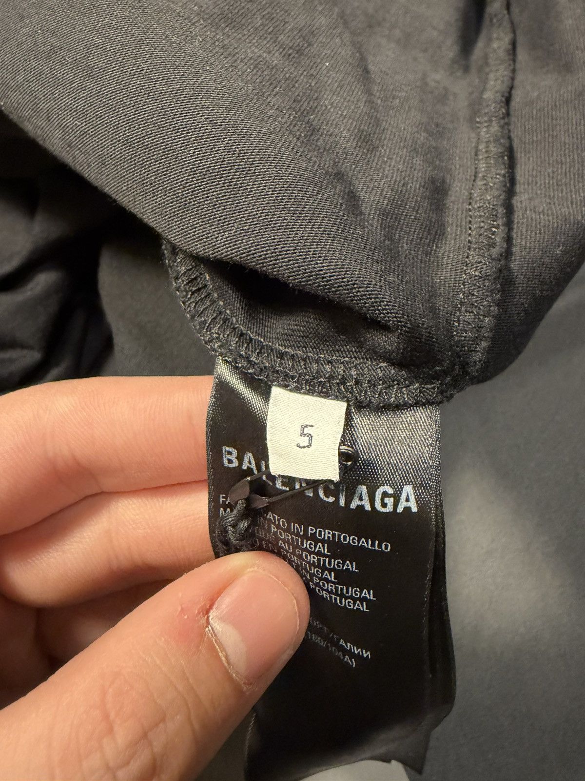 Balenciaga Black On Black Miami Mock Neck Longsleeve Size US XL / EU 56 / 4 - 5 Thumbnail