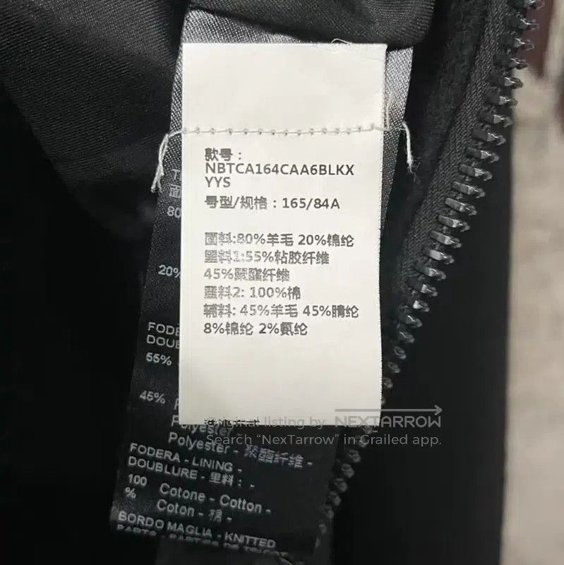 Neil Barrett NeIL BarreTT Black Wool Men's Long Coat . Size US M / EU 48-50 / 2 - 6 Thumbnail