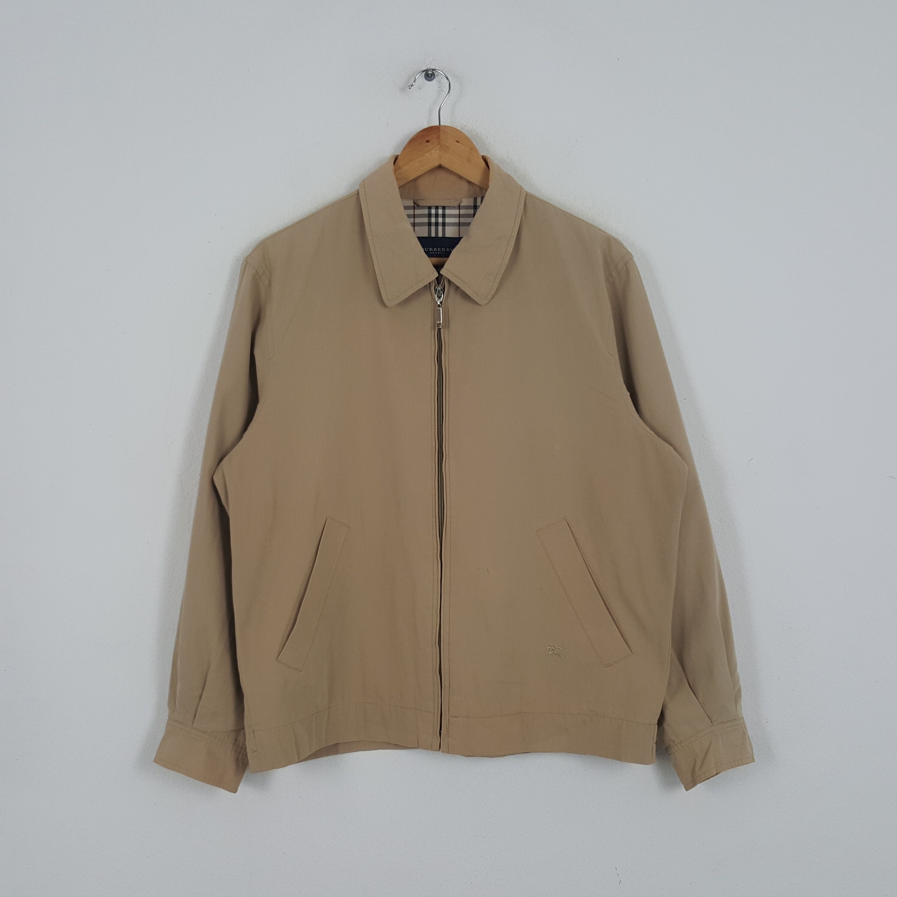 Burberry × Vintage Vintage Burberry London Nova Check Preppy Jacket Size US L / EU 52-54 / 3 - 3 Thumbnail
