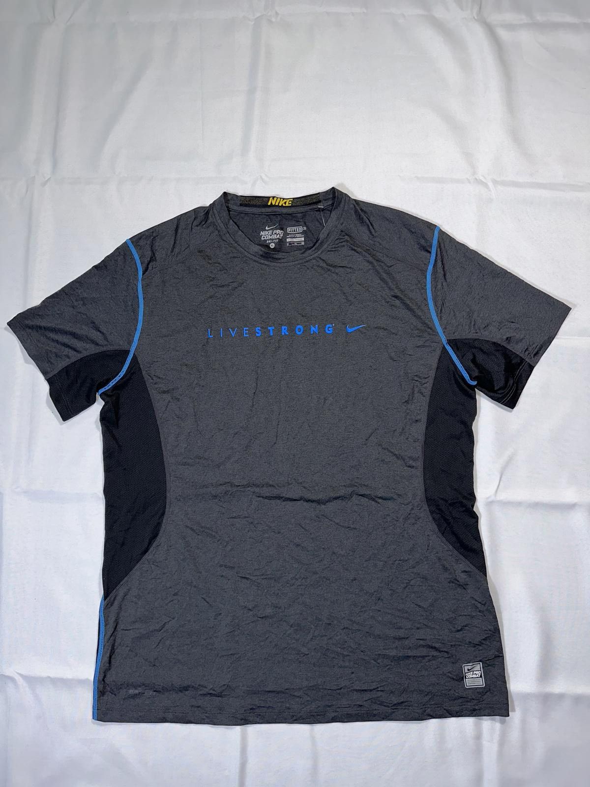 Nike Nike Pro Combat Livestrong Fitted Shirt Size US XL / EU 56 / 4 - 1 Thumbnail