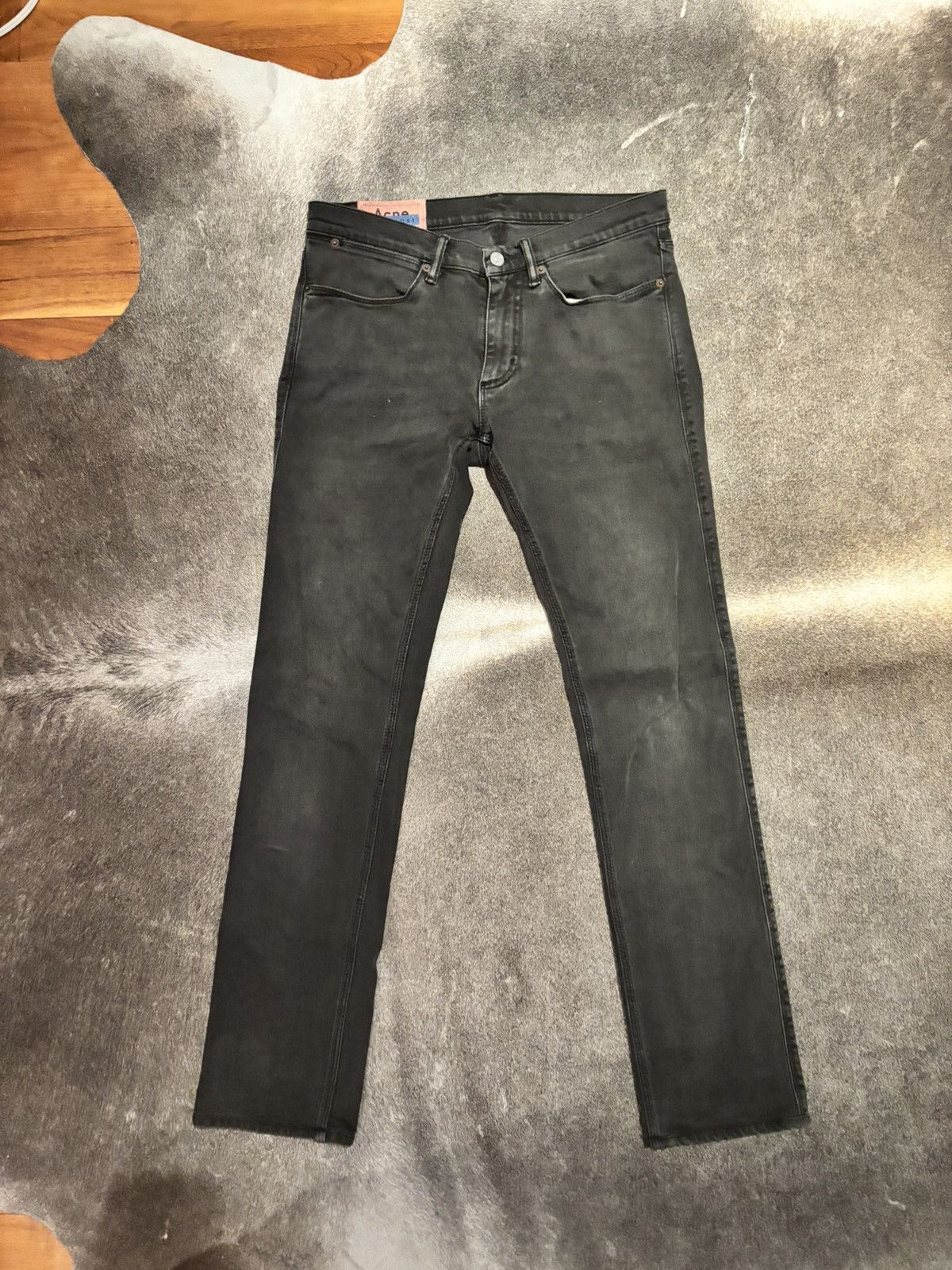 Black Acne Studios Jeans Size 30 x 32 Size 30W Size 32L