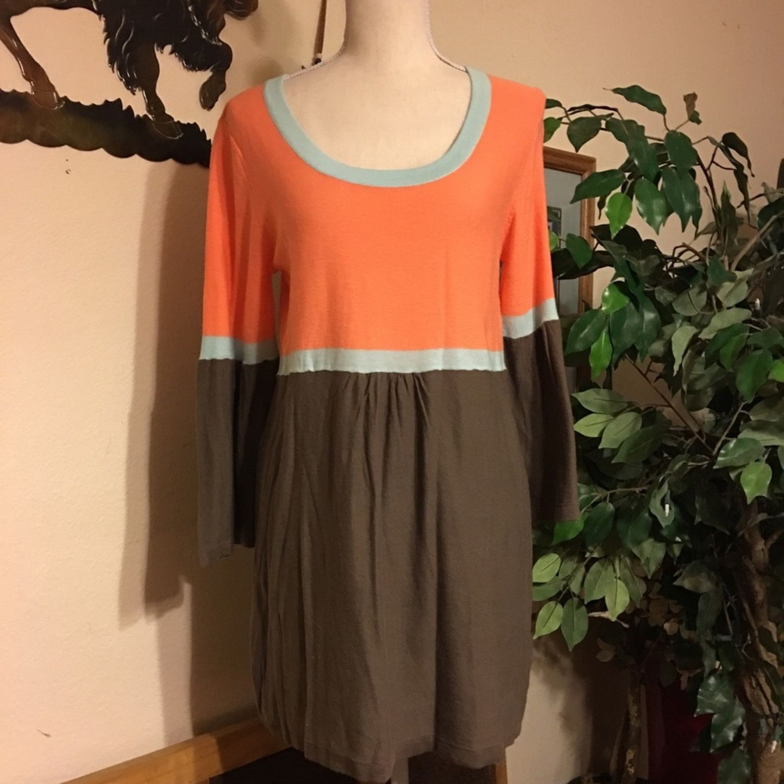 Sonoma Sonoma Lifestyle color block Tunic Top Dress NWT M Size M / US 6-8 / IT 42-44 - 1 Thumbnail