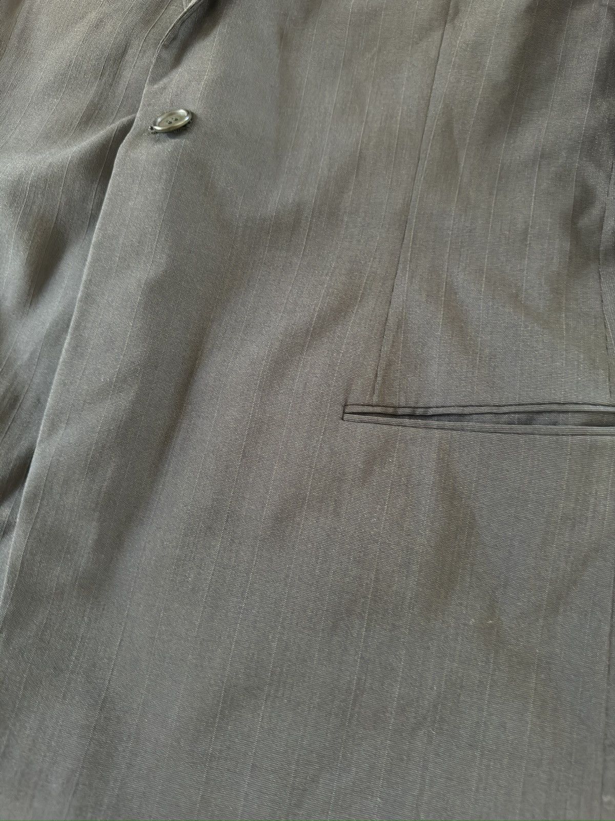 Giorgio Armani GIORGIO ARMANI Black Label Made in Italy 1 Button Jacket 42R Size 42R - 12 Thumbnail