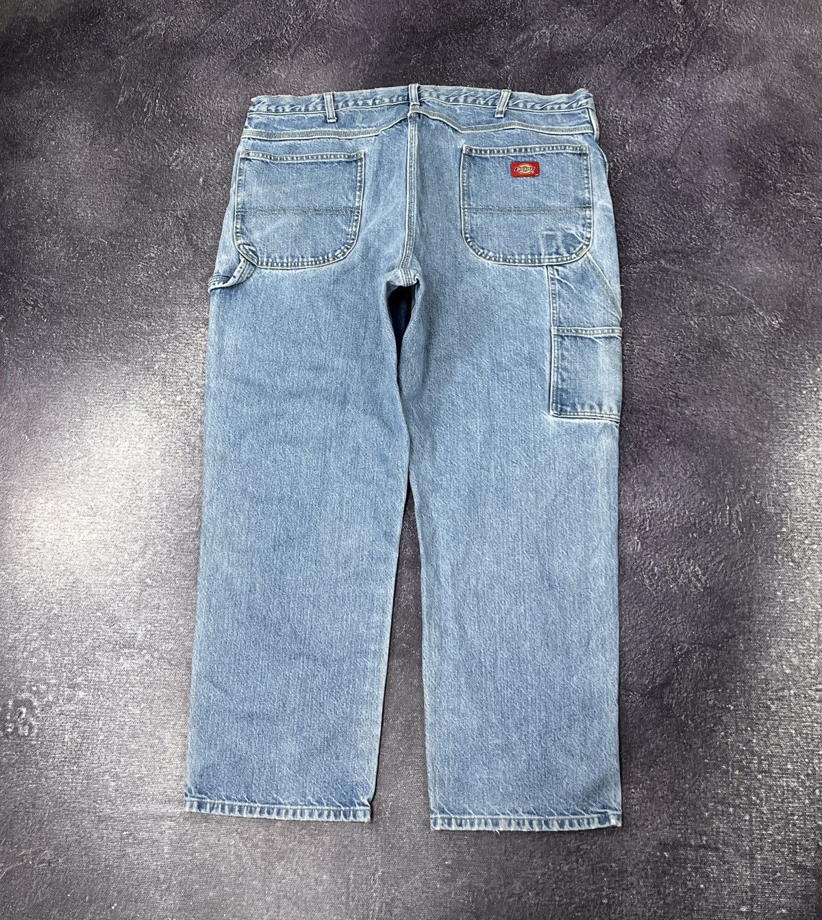Pre-owned Dickies X Vintage Dickies Faded Blue Y2k Work Baggy Jeans