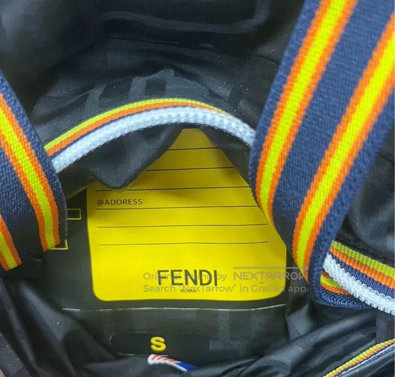 Fendi Black Reversible Zip Jacket.
