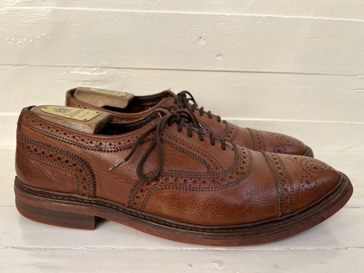Allen Edmonds Allen Edmonds "STRANDMOK” Cap-Toe Oxfords Tan Dainite Sole Size US 10.5 / EU 43-44 - 6 Thumbnail