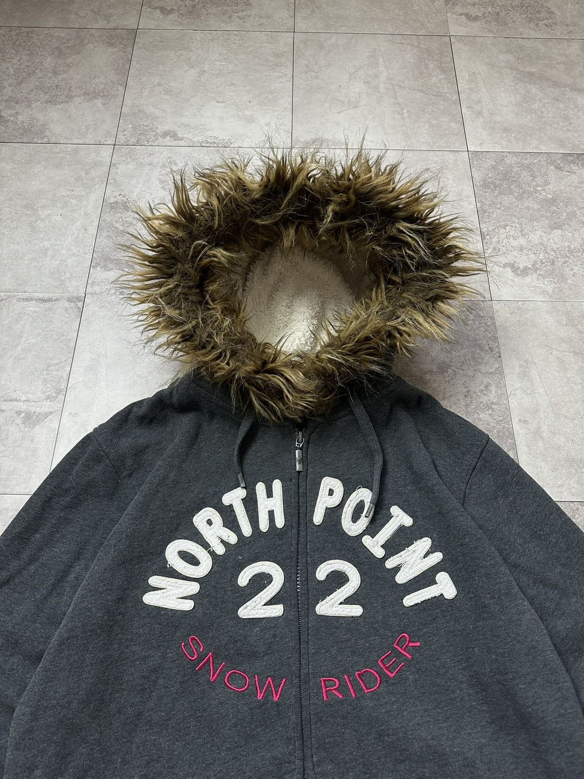 Hysteric Glamour × If Six Was Nine × Le Grande Bleu (L.G.B.) Vintage LGB If Six Was Nine Style Faux Fur Zip Hoodie Jacket Size US XL / EU 56 / 4 - 5 Thumbnail