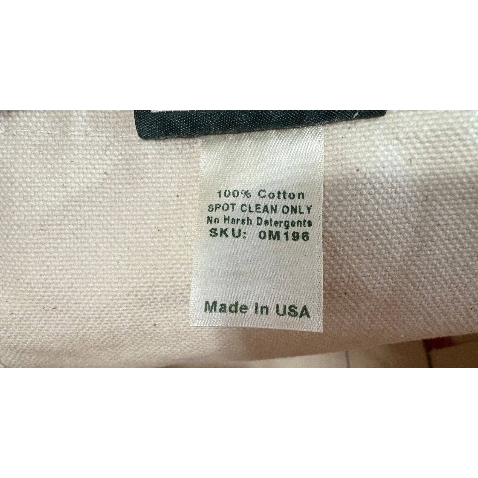 L.L. Bean LL BEAN BOAT AND TOTE canvans Bag 15" X 10" embroidered "SLA Size ONE SIZE - 3 Thumbnail
