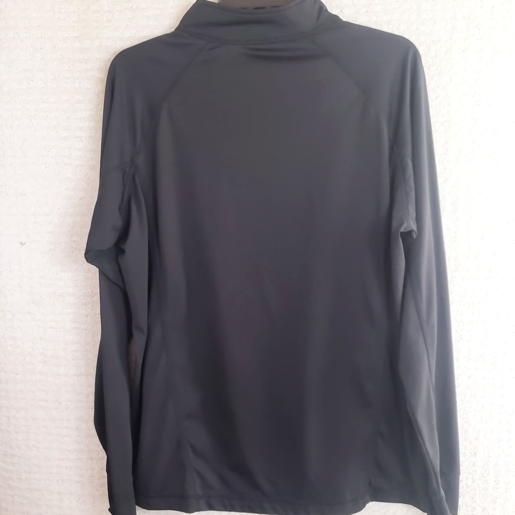 Vintage L.L. Bean Pullover Sweater Shirt Black Regular L Men Long Sleeve High Neck Thumb Hole Lightweight Knit Shirt Running, Hiking, Golf, Casual Wear Size US L / EU 52-54 / 3 - 6 Thumbnail