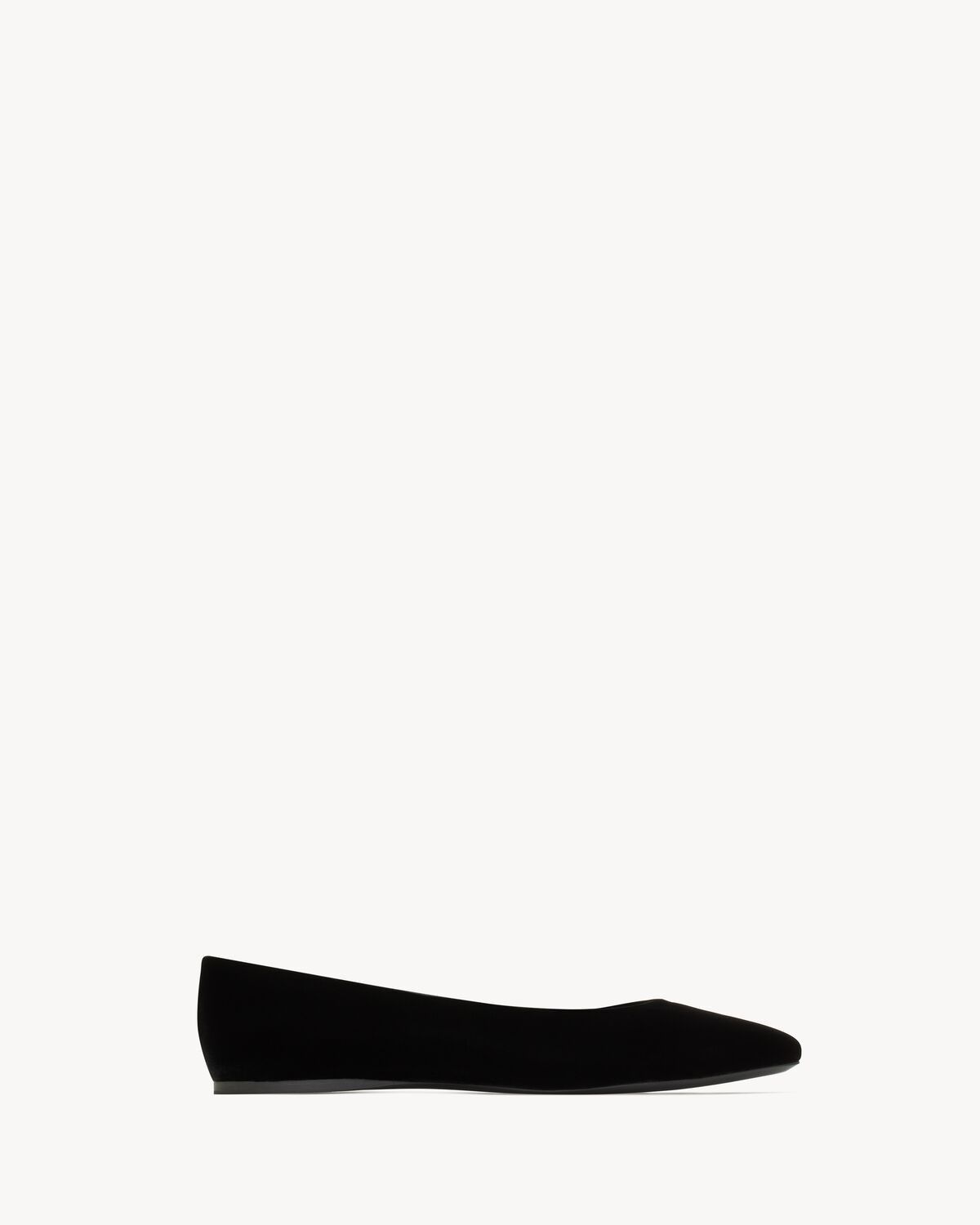 Saint Laurent Paris oc11z1225 800426 Gio Ballet Flats in Velvet in Black Size US 6.5 / IT 36.5 - 3 Thumbnail