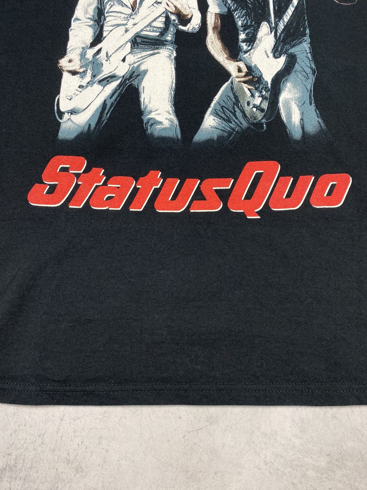Band Tees Status Quo 2004 All Areas World Tour Vintage T Shirt Size M Size US M / EU 48-50 / 2 - 9 Thumbnail