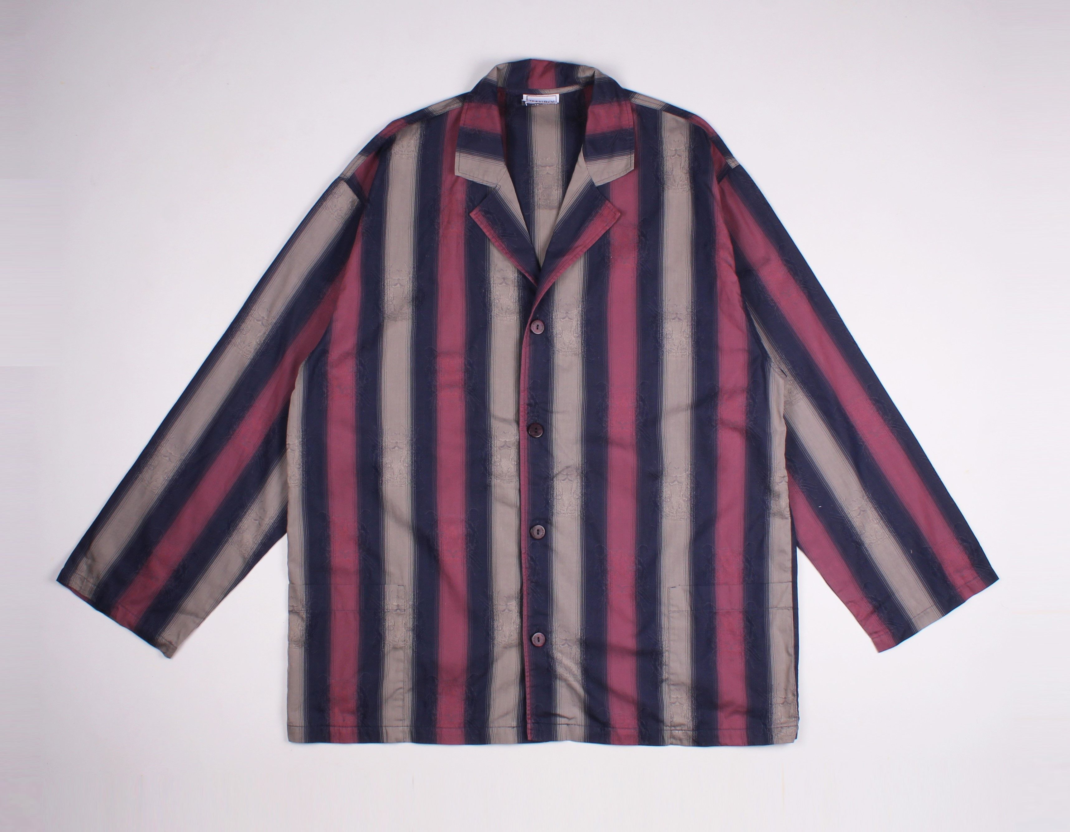 Hanro × Vintage Vintage Hanro for Men Striped Tigers Pajama Shirt Size US L / EU 52-54 / 3 - 1 Thumbnail