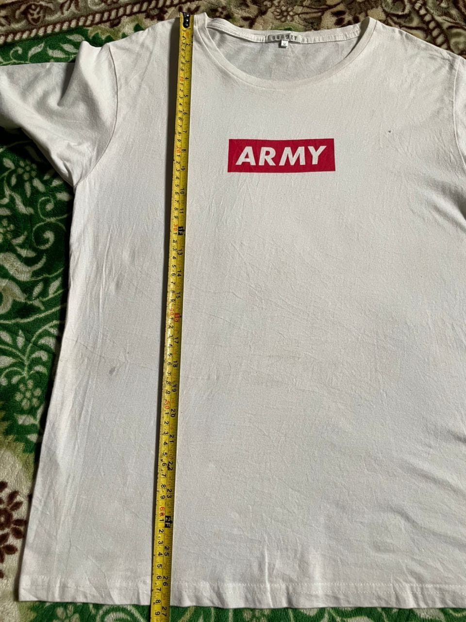 Vintage K7-16 browney Army Spellout Tee red box Size US M / EU 48-50 / 2 - 9 Thumbnail