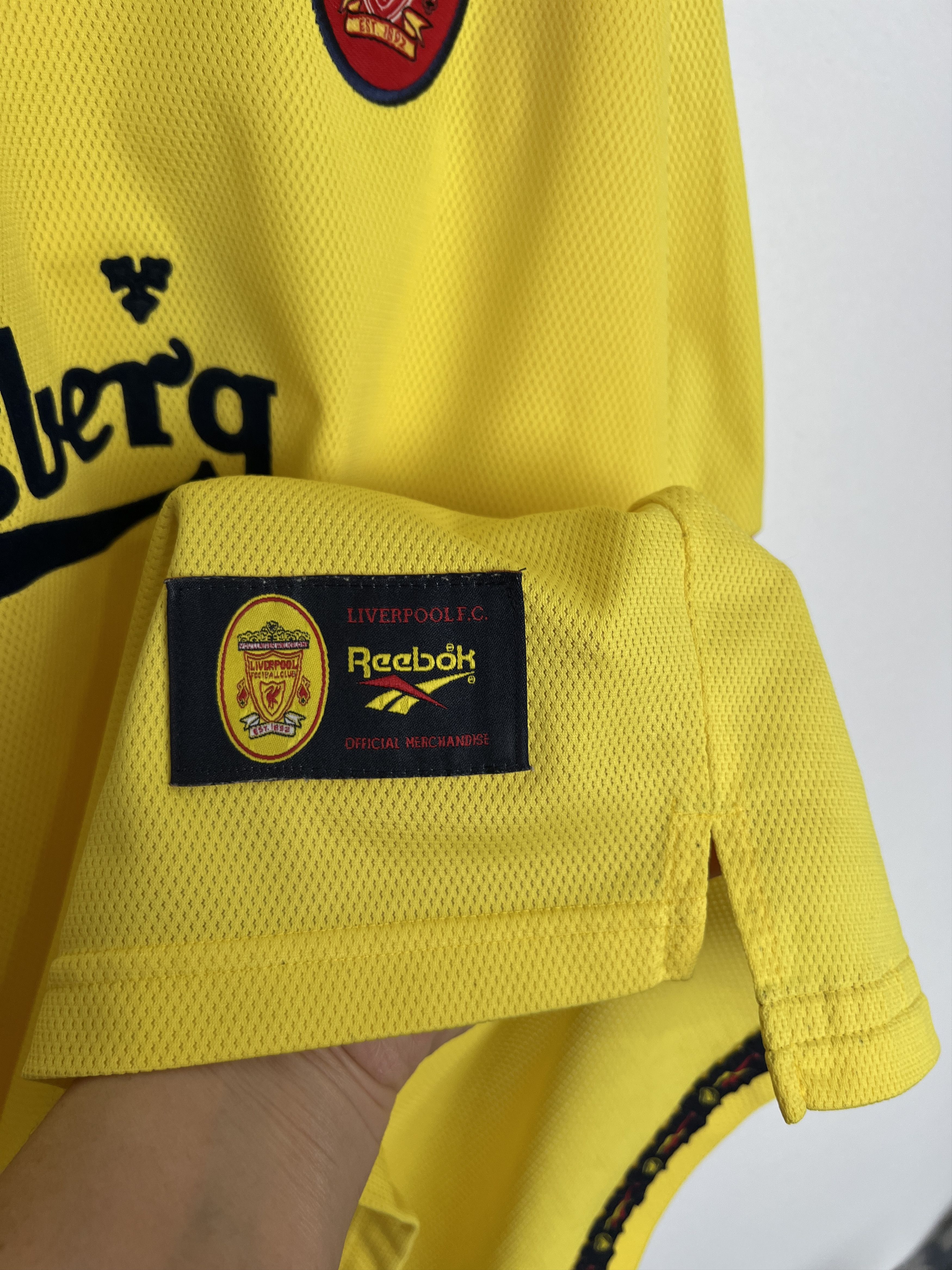 Reebok Liverpool Away football shirt 1997 Soccer Jersey Trikot Rare Size US XXL / EU 58 / 5 - 4 Thumbnail