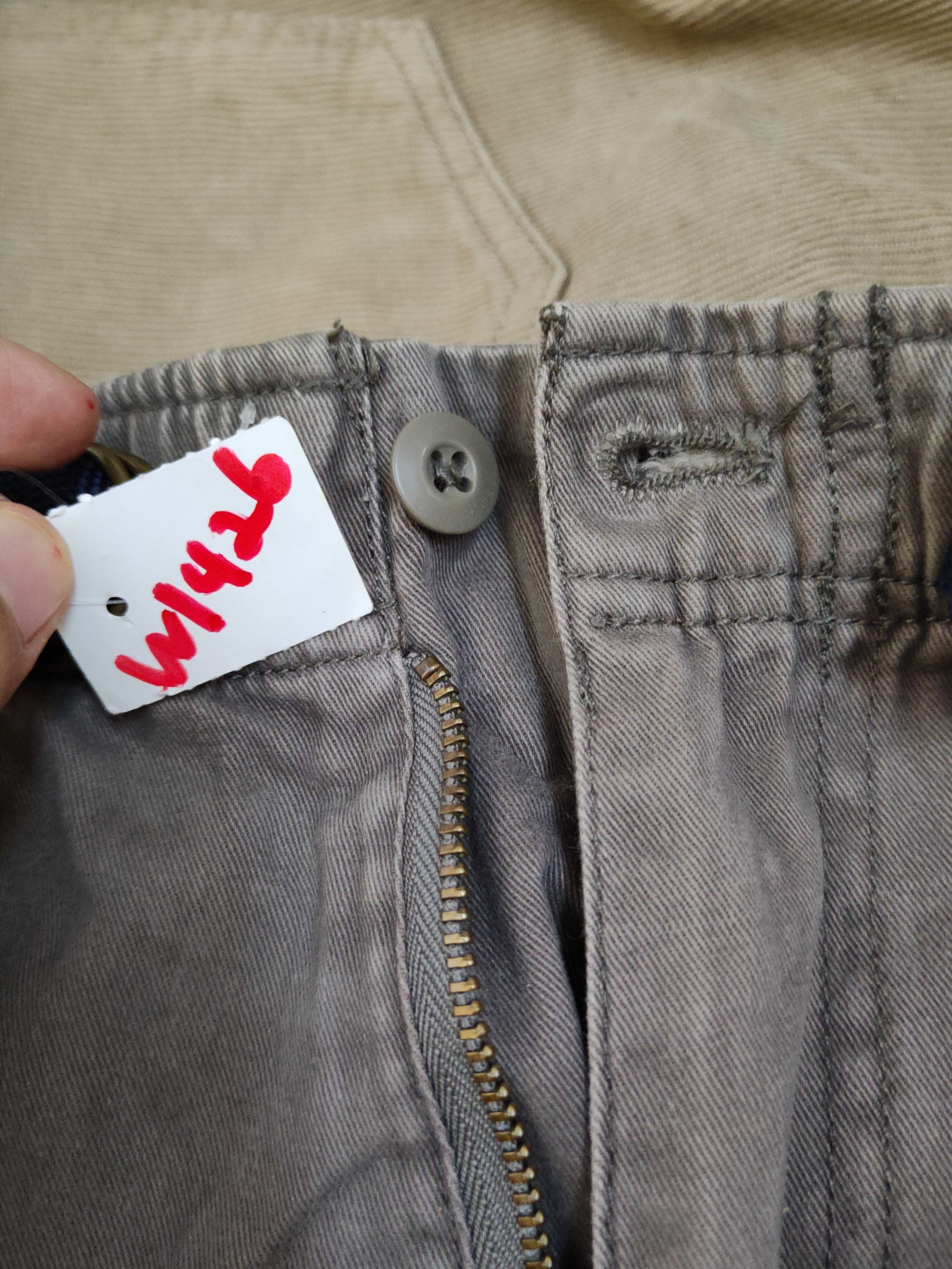 Japanese Brand B.C Factory Gray Multipocket Tactical Cargo Pants#W1426 Size US 35 - 16 Thumbnail