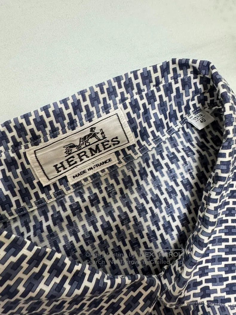 Hermes Hermes size 40 Linen shirt Size US XXS / EU 40 - 7 Thumbnail