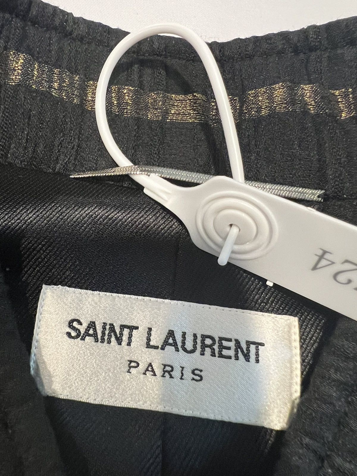Saint Laurent Paris Saint Laurent mens gold trim bomber jacket. 48/38. $5900 Size US M / EU 48-50 / 2 - 3 Thumbnail