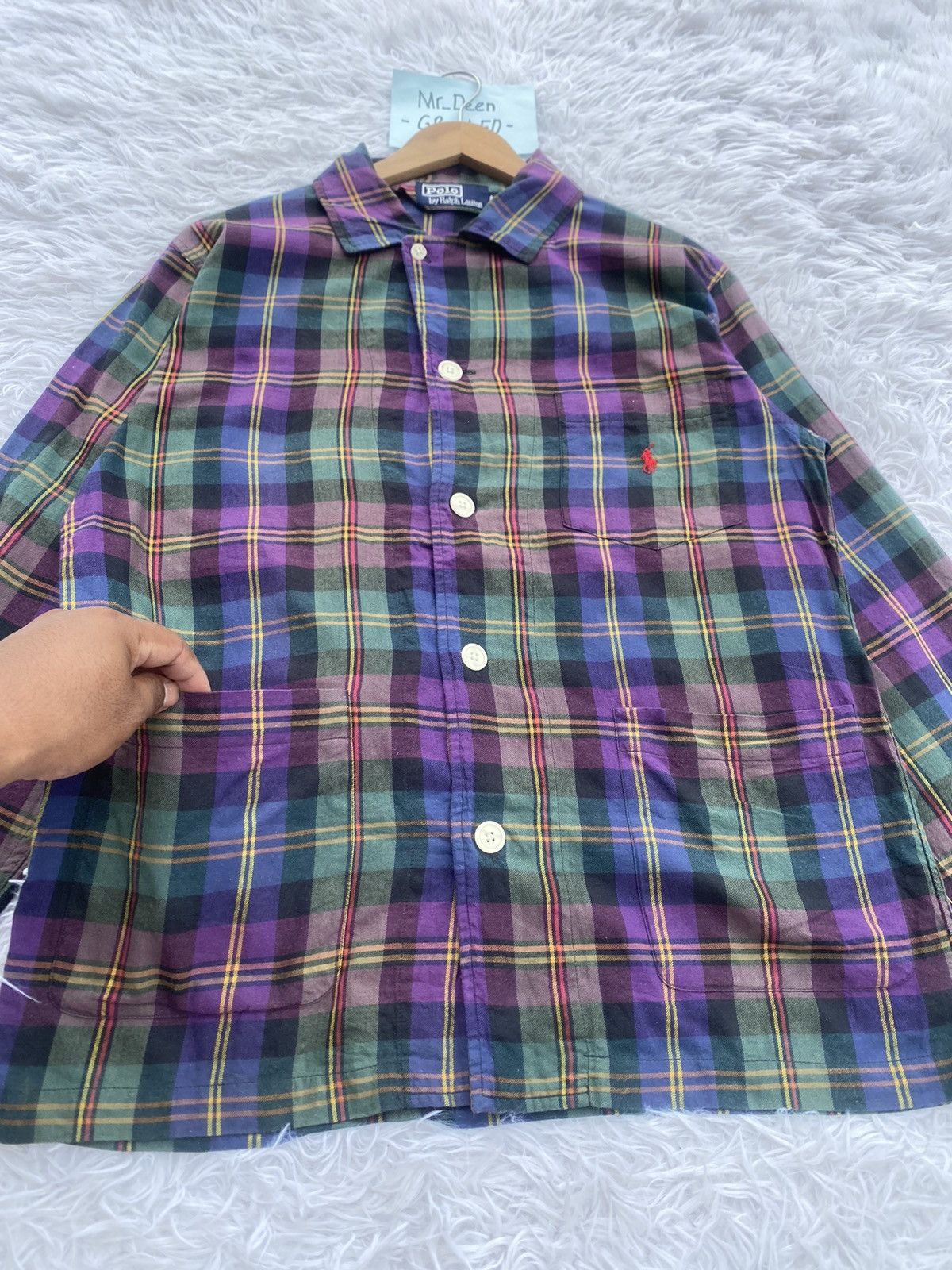 Polo Ralph Lauren Rare Polo Ralph Lauren Checkered Buttons Up Shirt Size US M / EU 48-50 / 2 - 10 Thumbnail