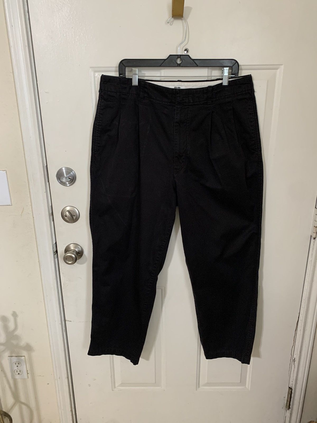 Lemaire × Uniqlo Cropped Pleated pants Size US 36 / EU 52 - 1 Thumbnail