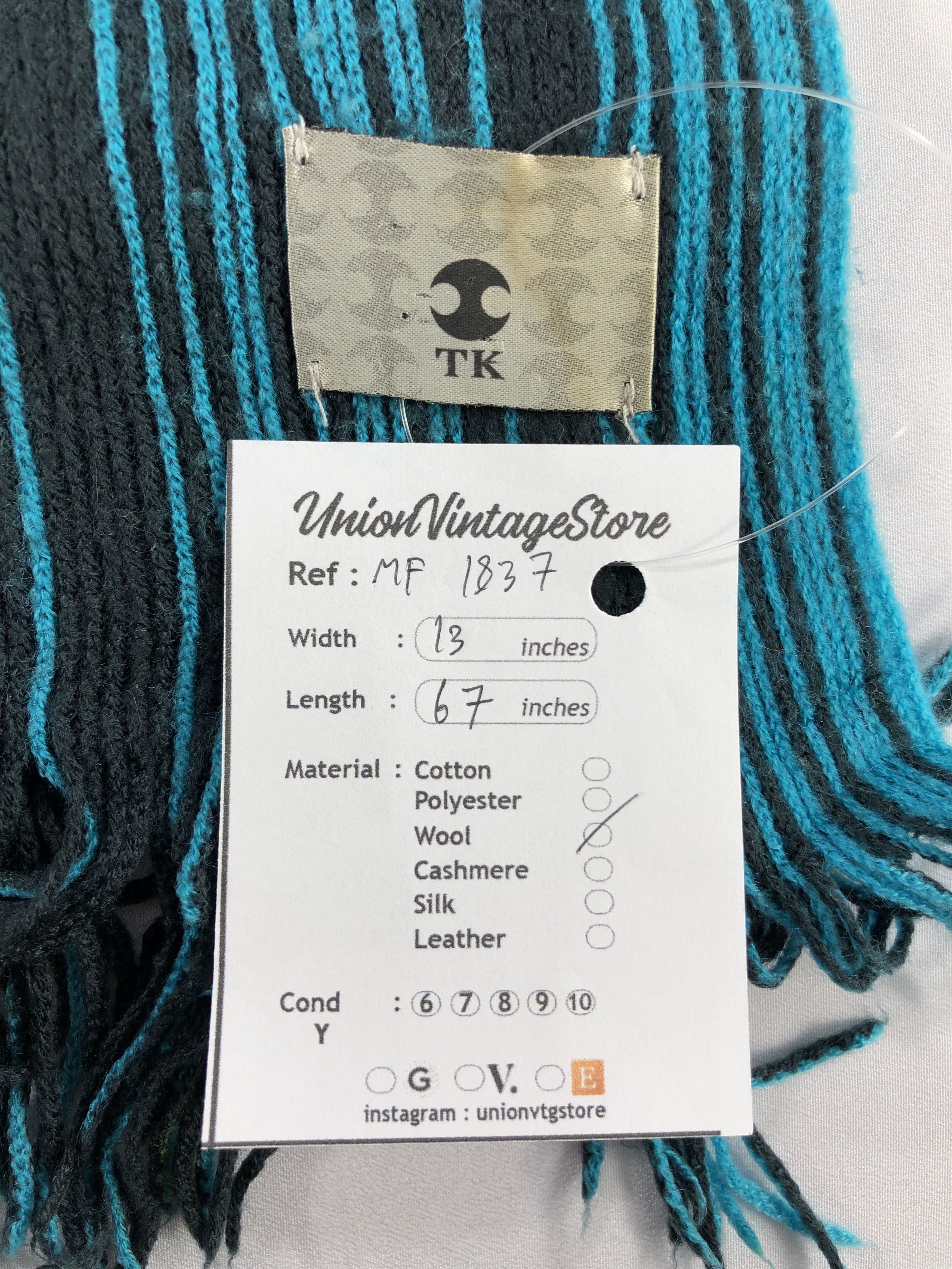 Takeo Kikuchi Vintage Takeo Kikuchi Scarf/Muffler/Neckwear MF1837 Size ONE SIZE - 5 Thumbnail