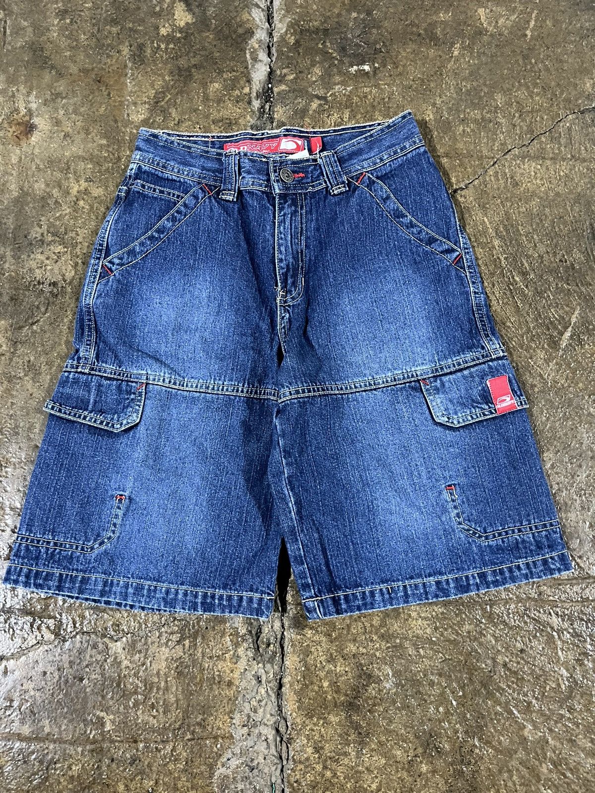 JNCO × Southpole × Vintage Crazy Vintage Y2K Old Navy Baggy Jorts Skater Cargo Shorts Size US 26 / EU 42 - 5 Thumbnail