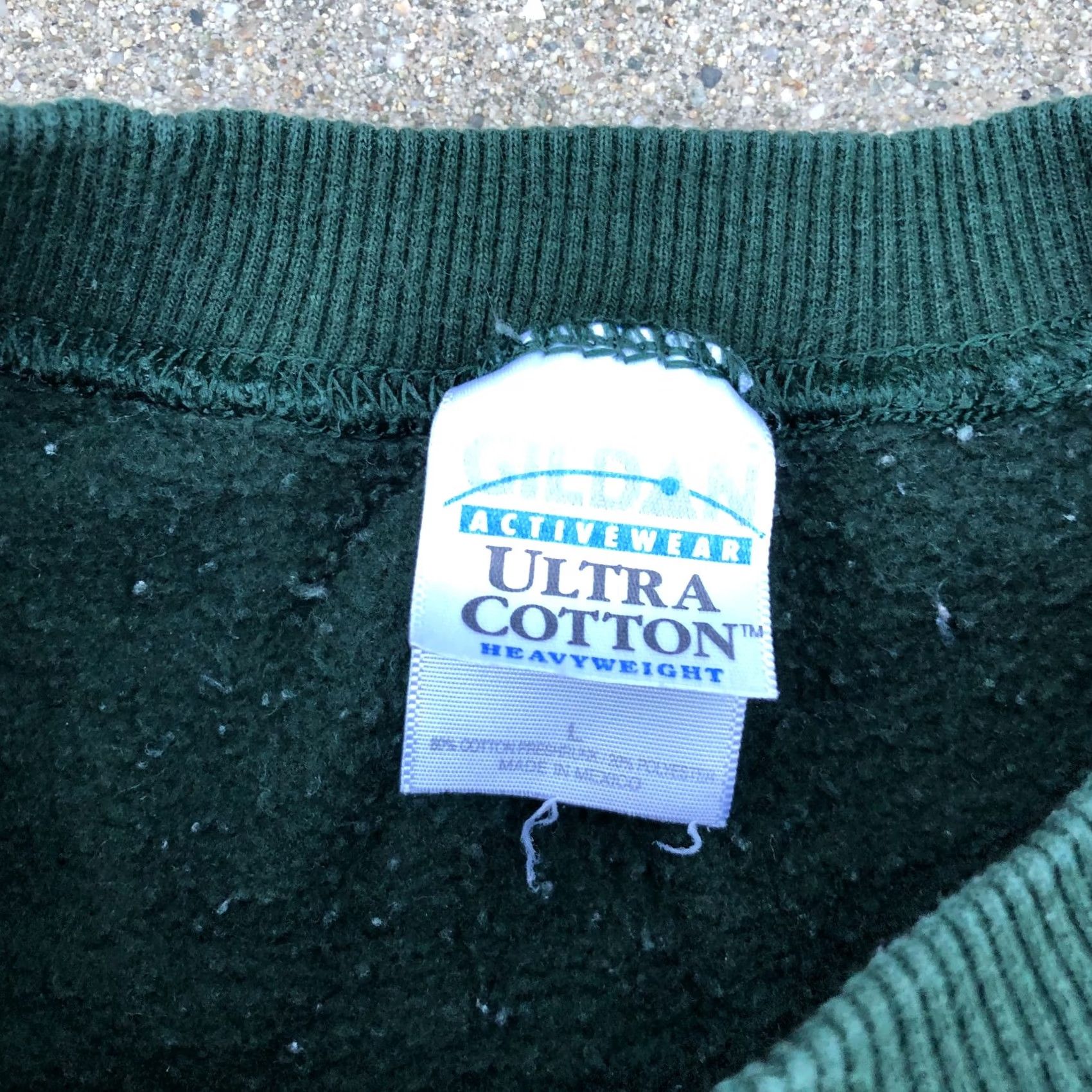 Gildan VINTAGE GILDAN Sweatshirt Crew Neck Mens LG Green 90s The White House Executive Residence Size US L / EU 52-54 / 3 - 5 Thumbnail