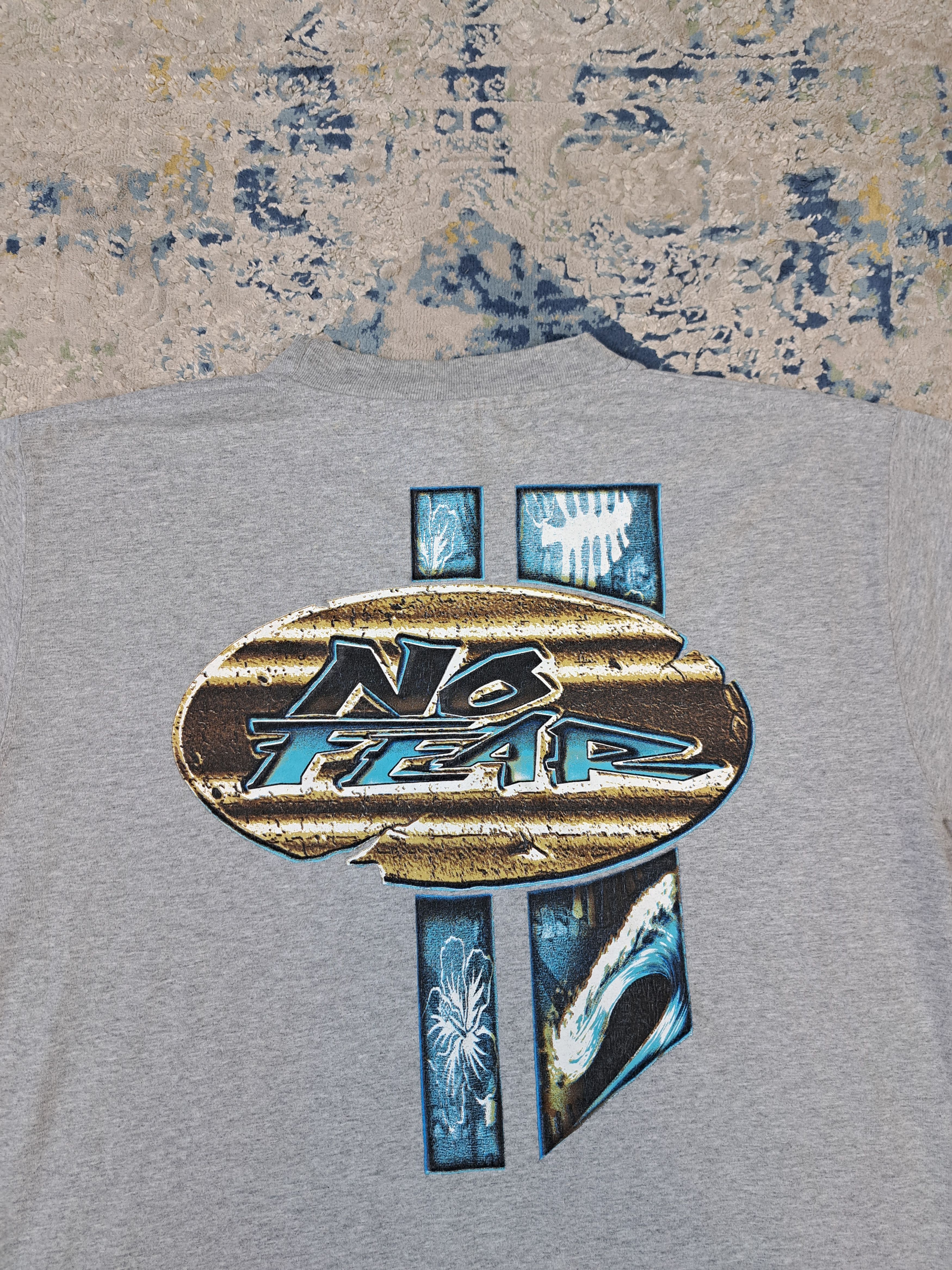 No Fear Vintage No Fear Surfing Style Tee Big Logo Surf Grail Size US L / EU 52-54 / 3 - 2 Thumbnail